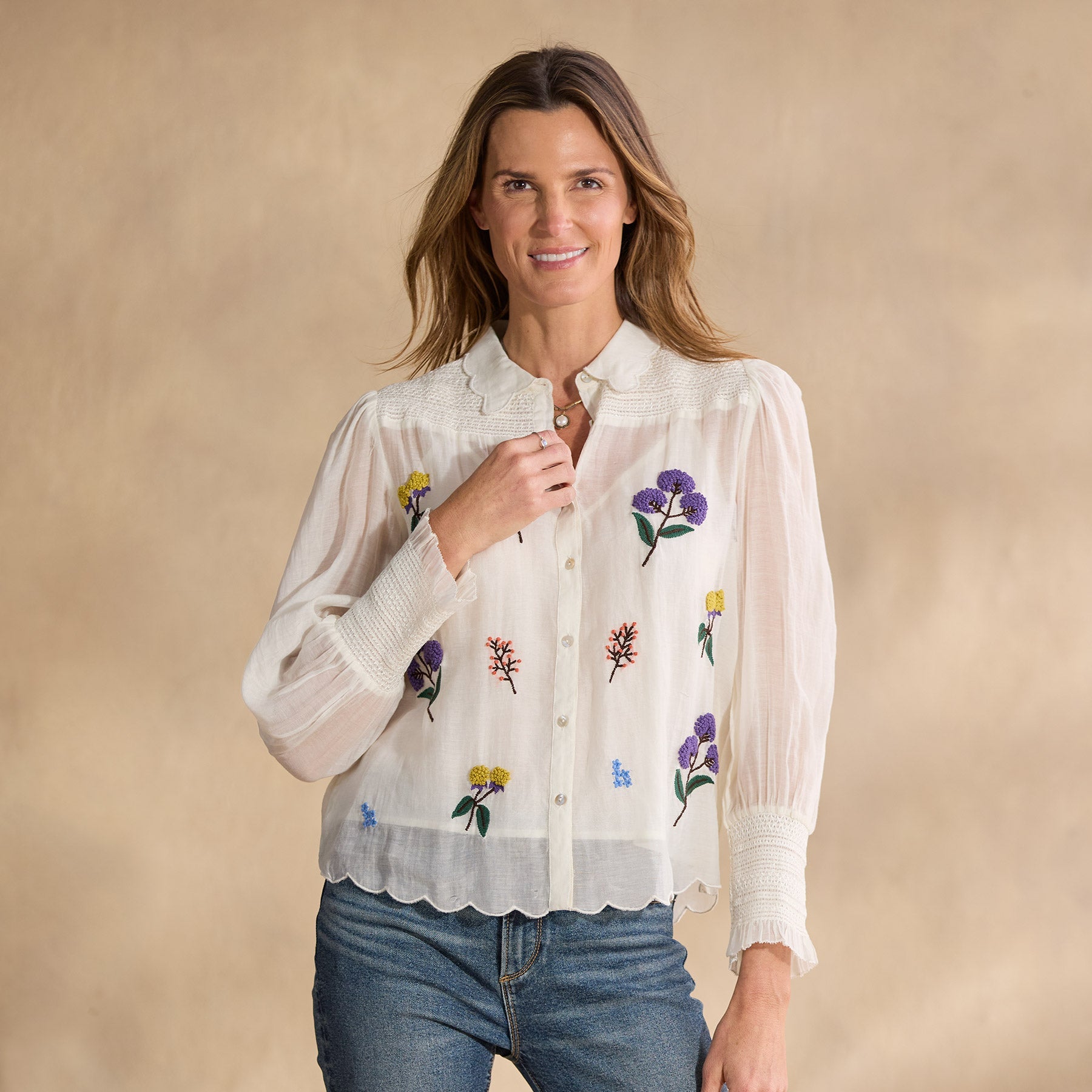 Floriana Bloom Shirt, Petite - Sundance Clothing
