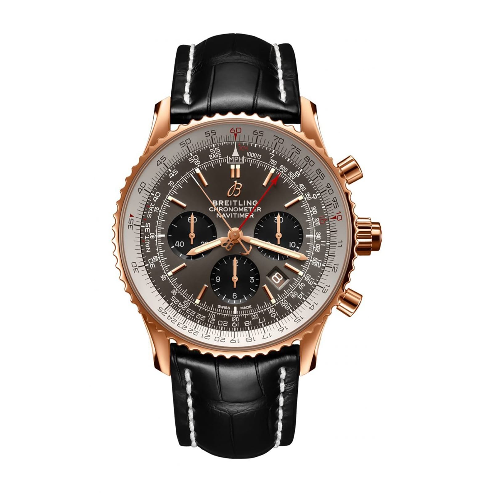 Fake Breitling Replica Watches NAVItimer B03 Chronograph Rattrapante 45(1:1 replica) - Elite Watch Atelier