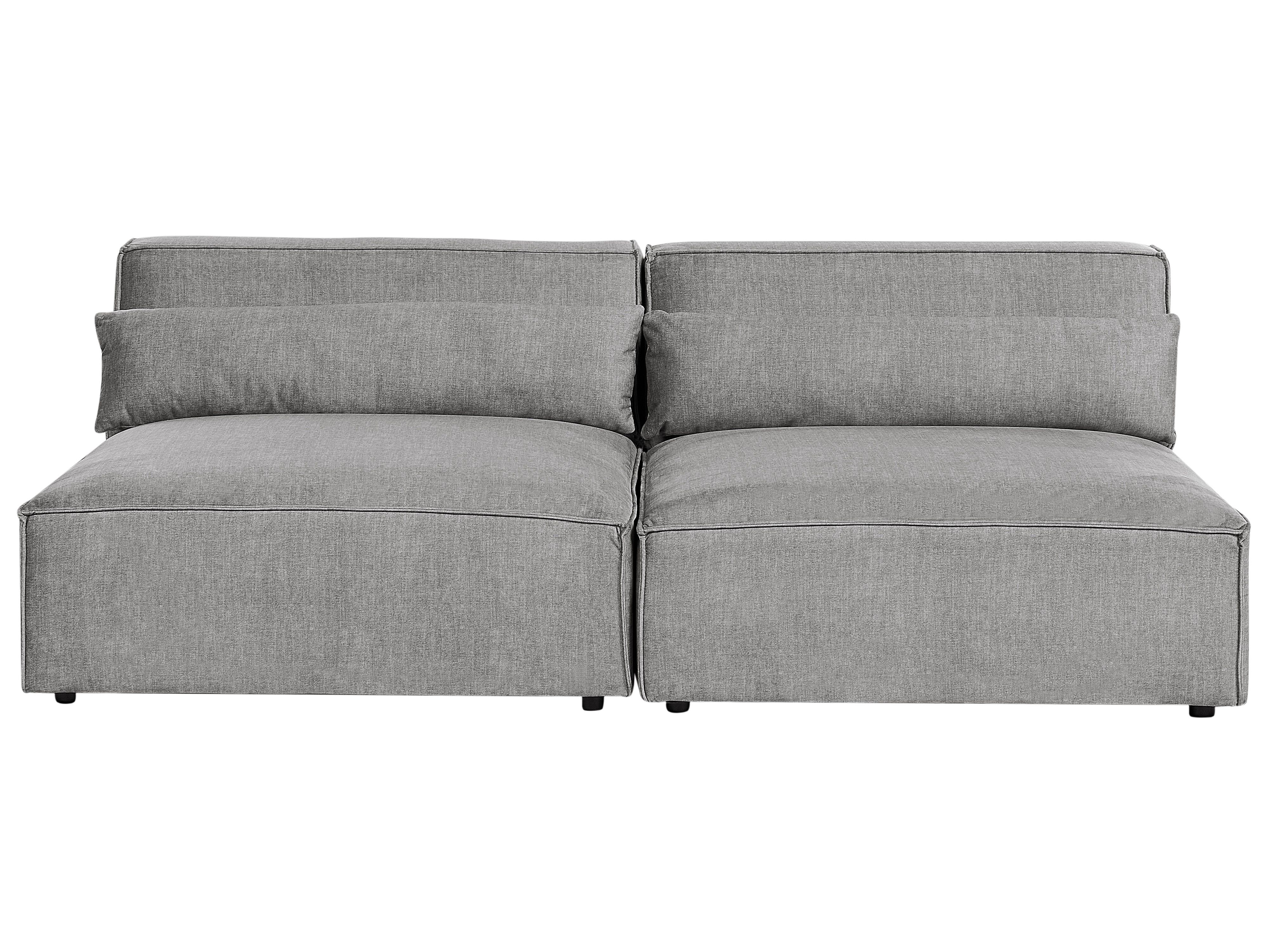 Modular Sofa 2 Seater HELLNAR Fabric Grey