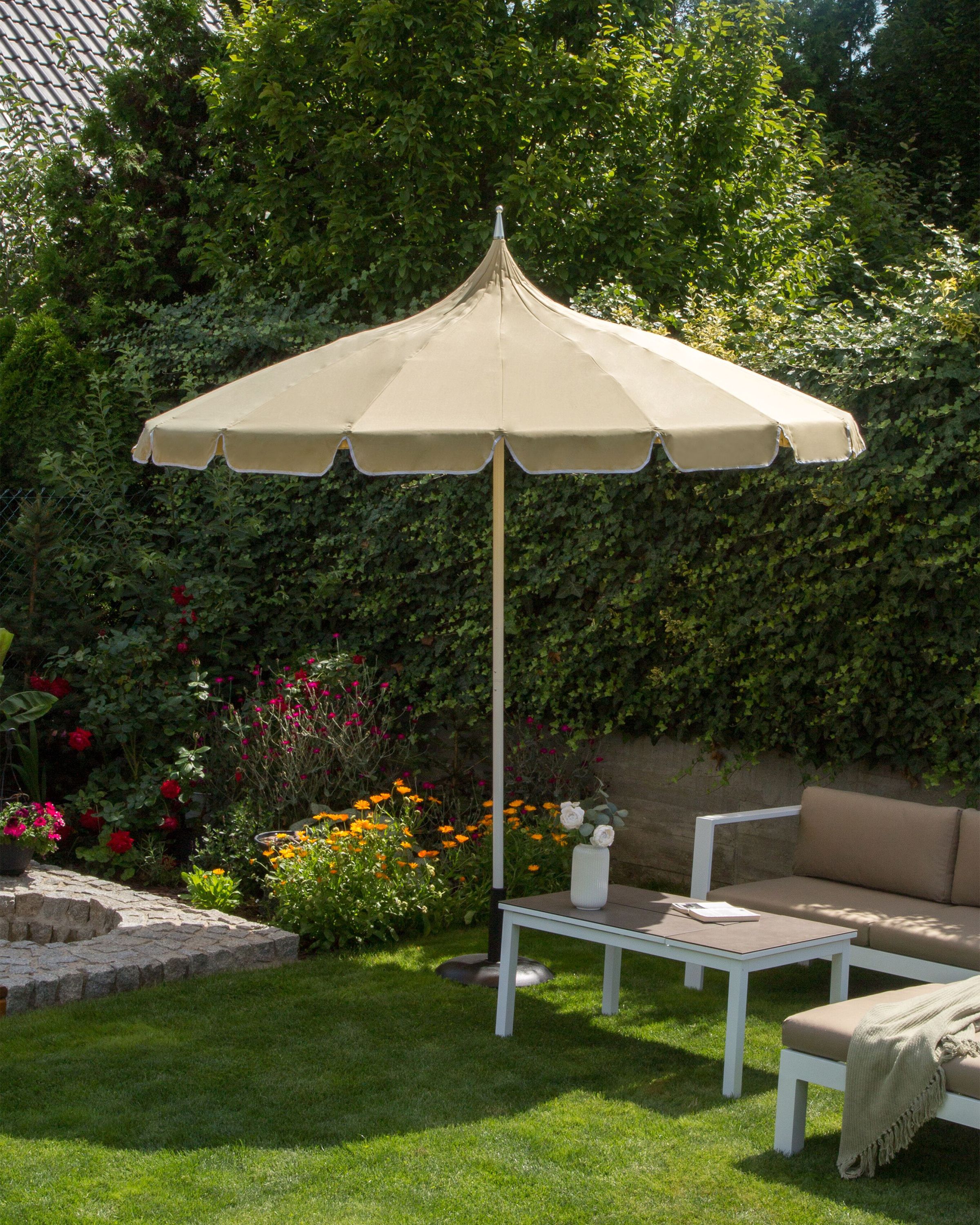 Market Parasol 245 cm MINOA Beige