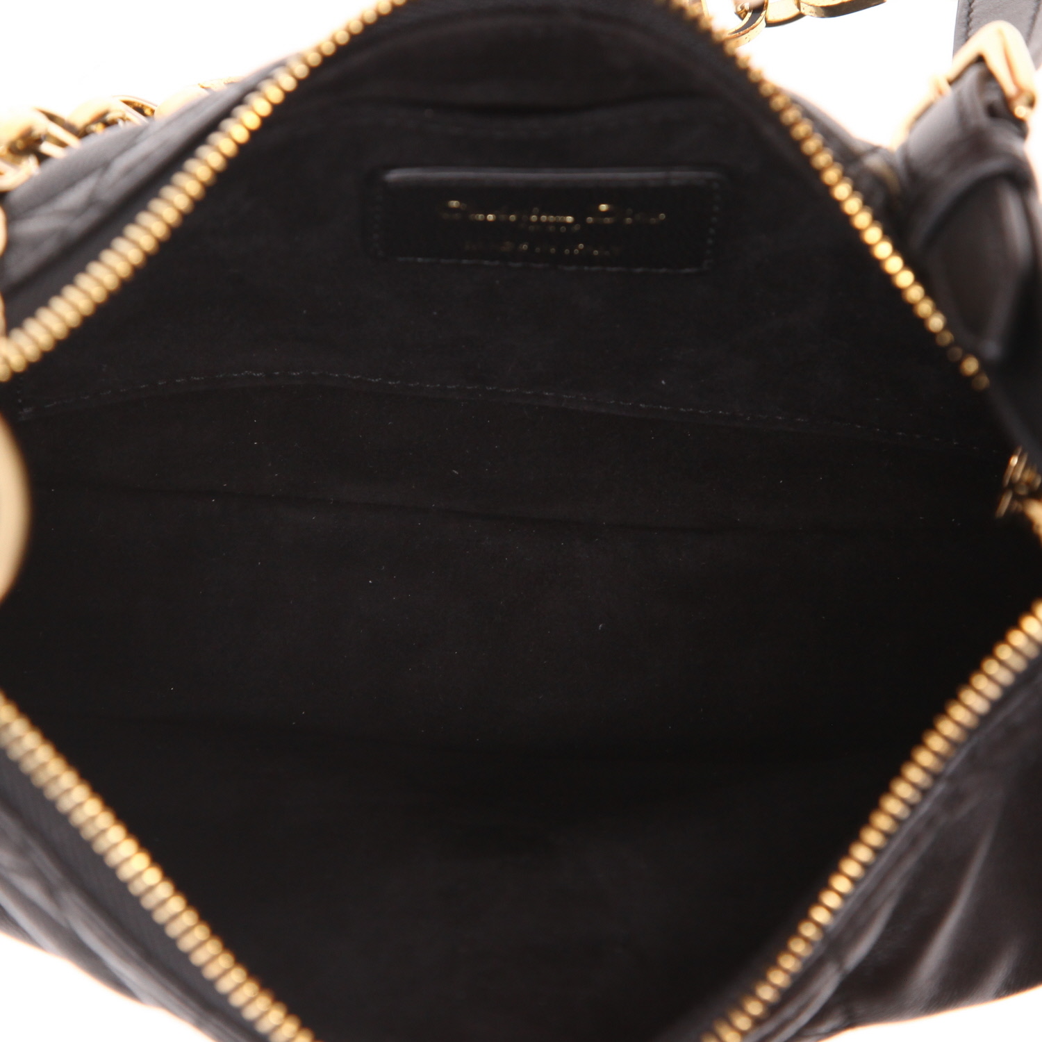 Dior shoulder bag in black leather cannage1:1High-quality replica