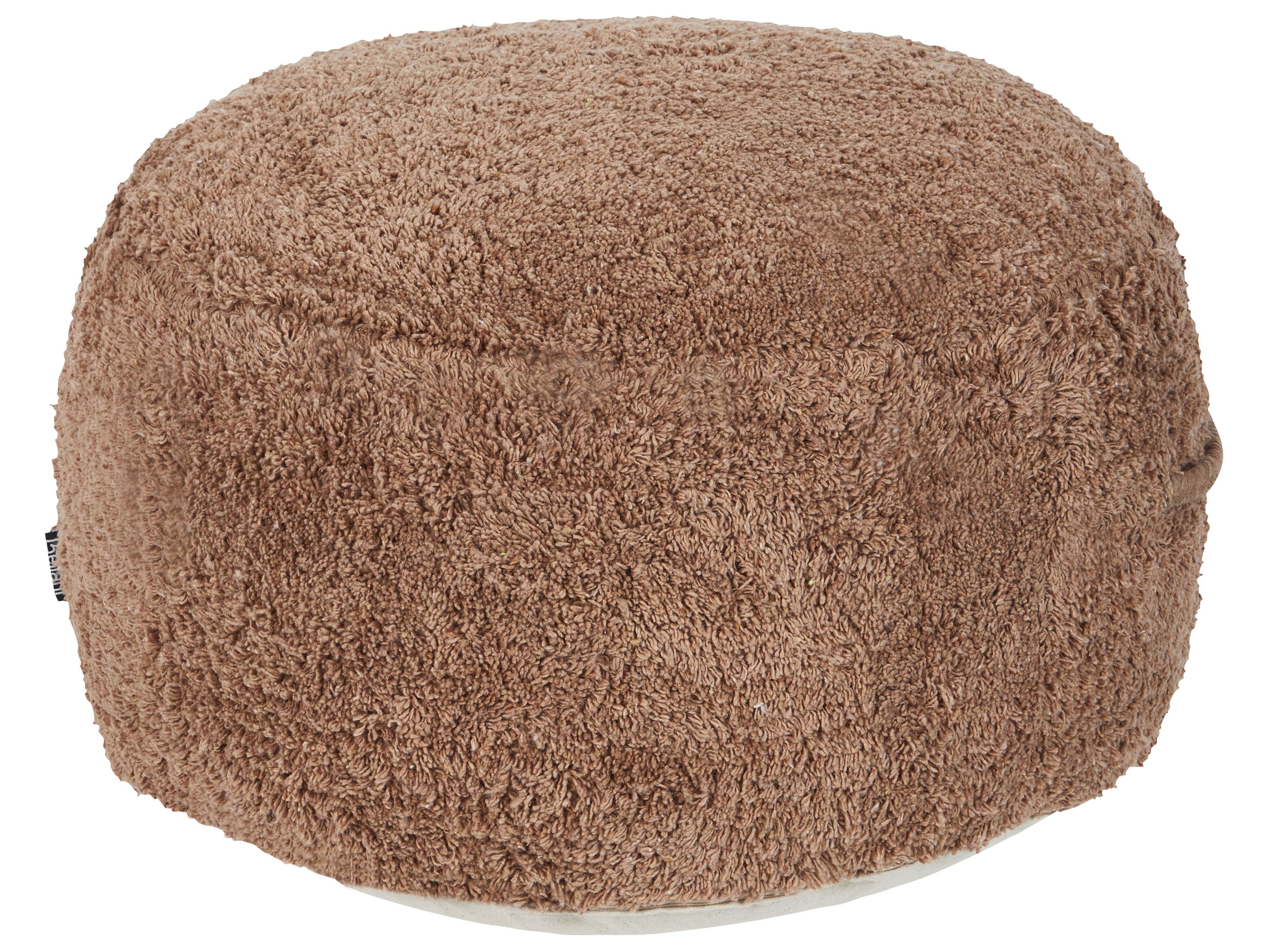 Pouffe KANDHKOT Cotton Brown