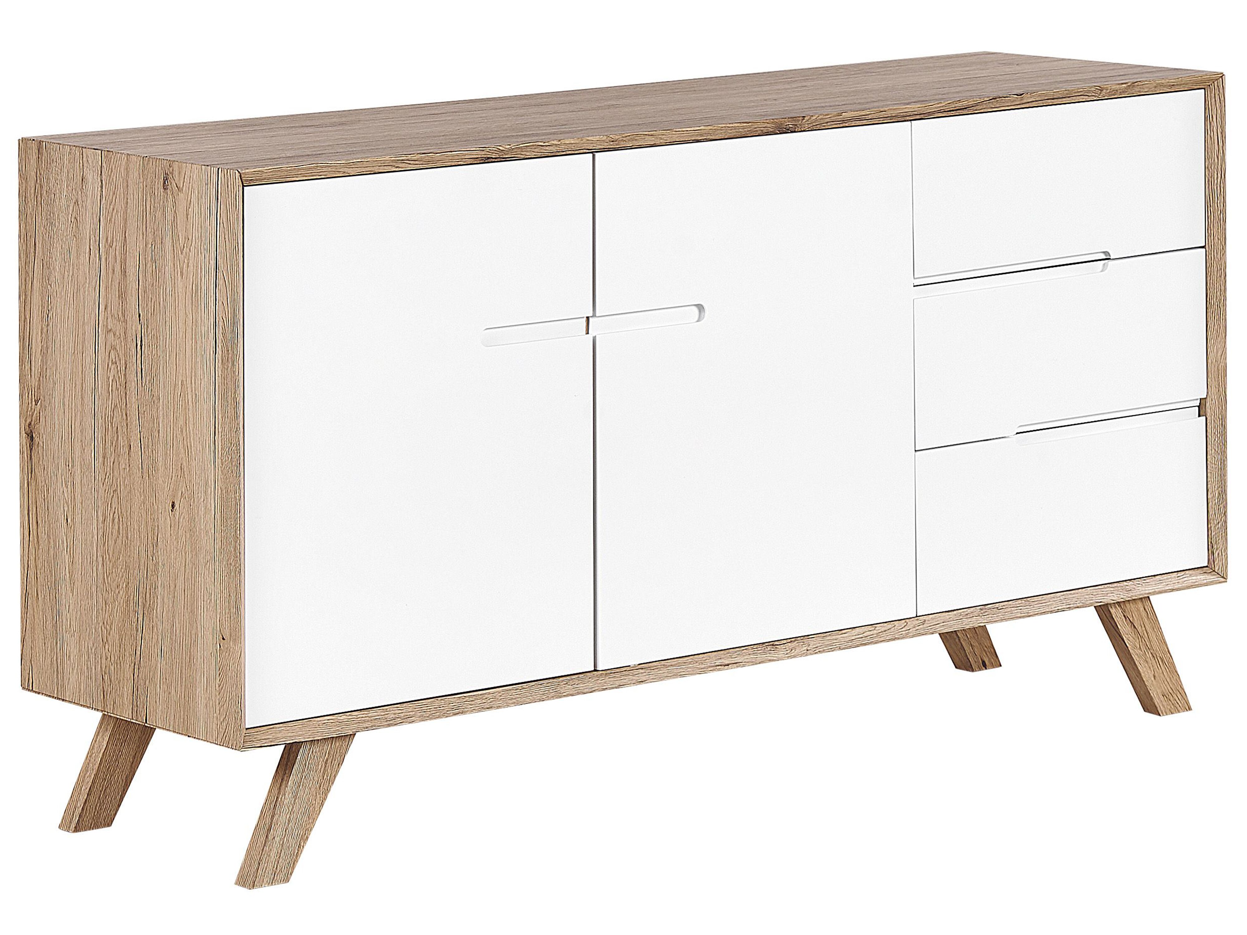 2 Door Sideboard FORESTER Brown/ White