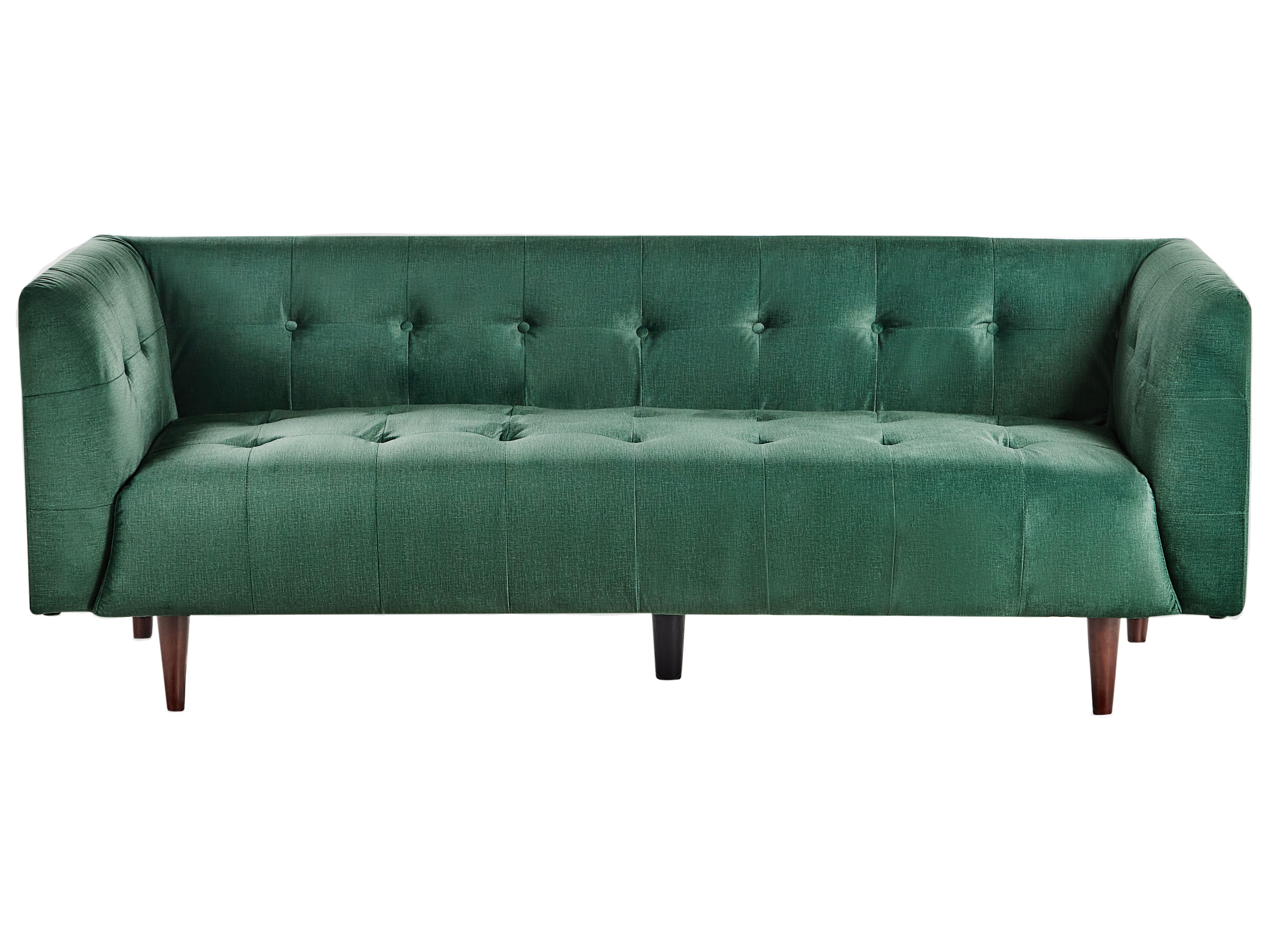 Sofa 3 Seater BYSKE Fabric Green