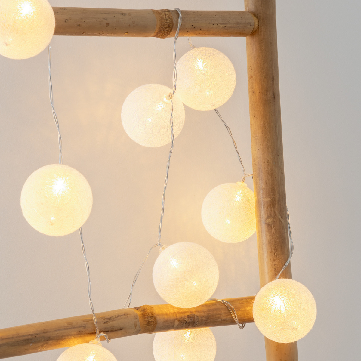 Battery powered LED garland White, L.165 cm