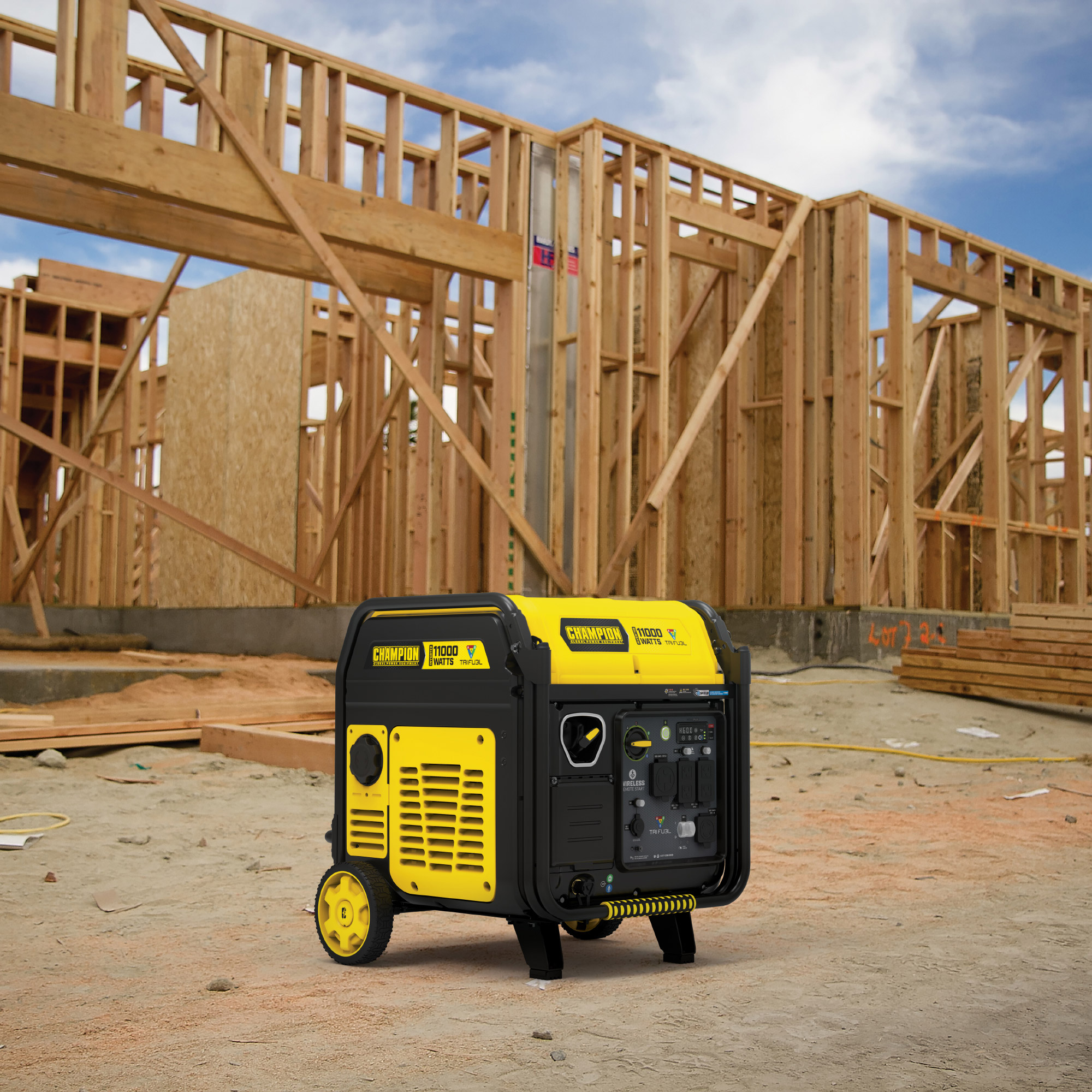 Champion 11000W Remote Start Tri-Fuel Portable Inverter Generator - Image 6