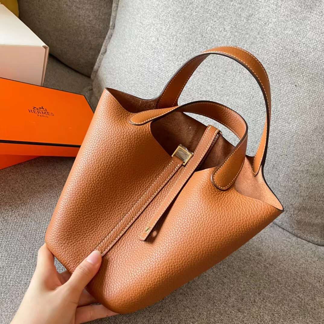 Hermès Picotin Leather 18cm Bag1:1High-quality replica