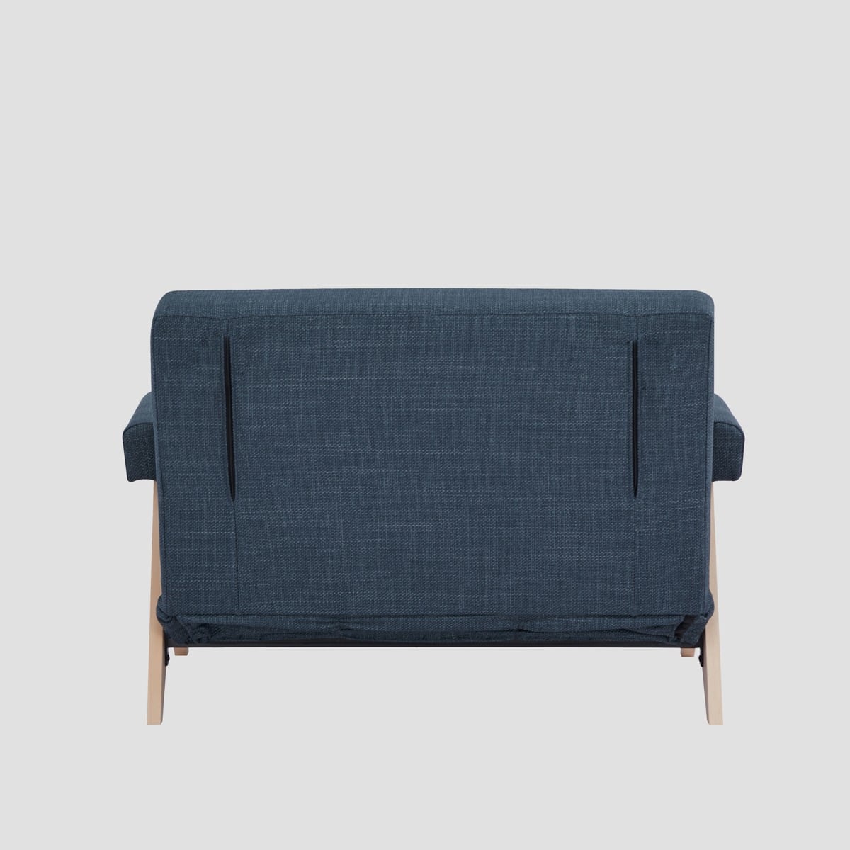 Sofa CALORE 1-osobowa, z funkcją spania ciemnoszara 117x90x82 cm