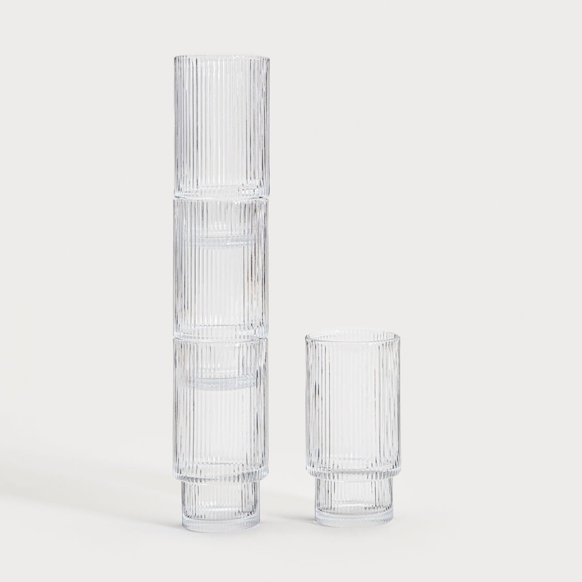 Zestaw szklanek LYNNASO transparentnych wysokich, 4 szt. 0,3 l