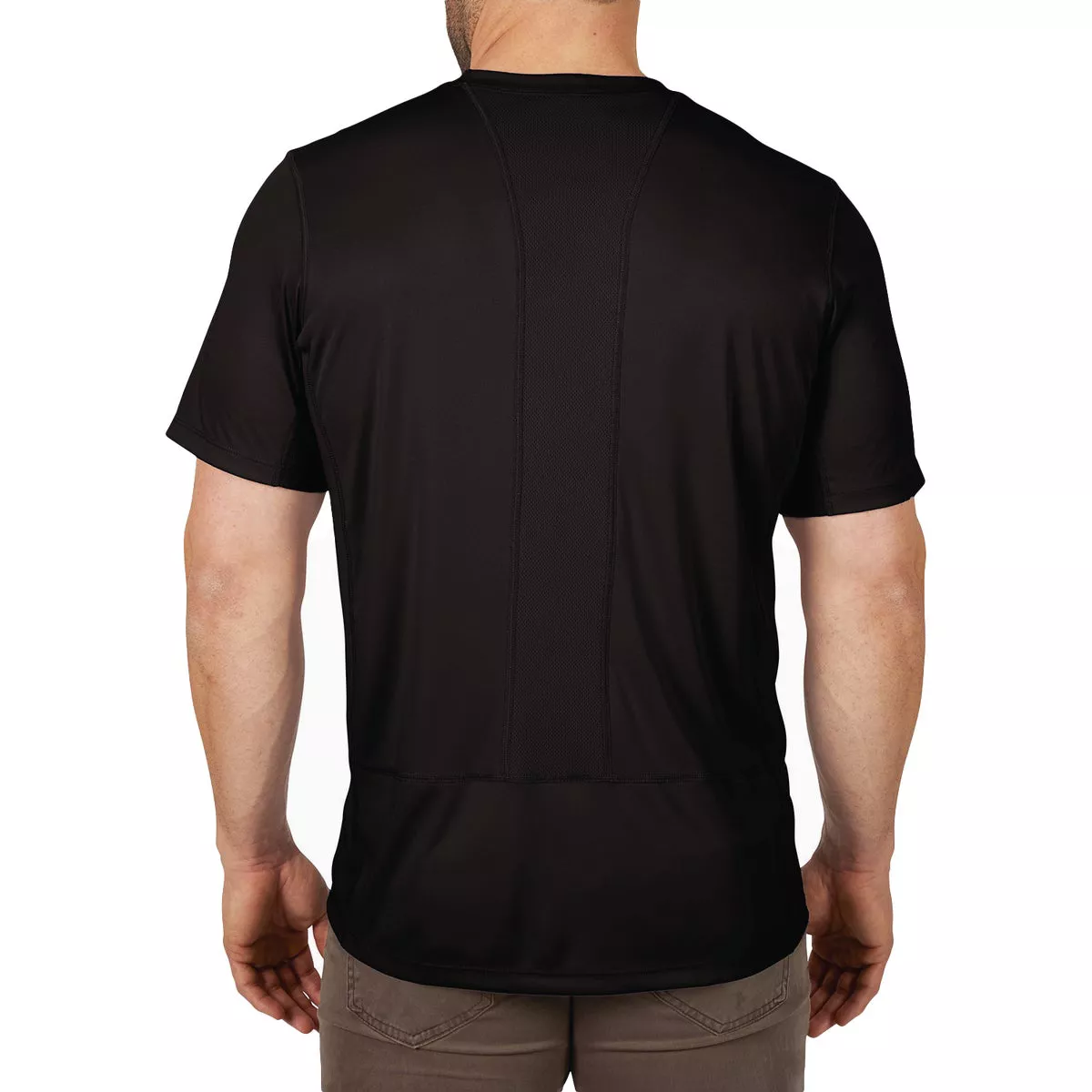 Milwaukee WorkSkin Men's Large Black Short Sleeve Lightweight Performance Shirt