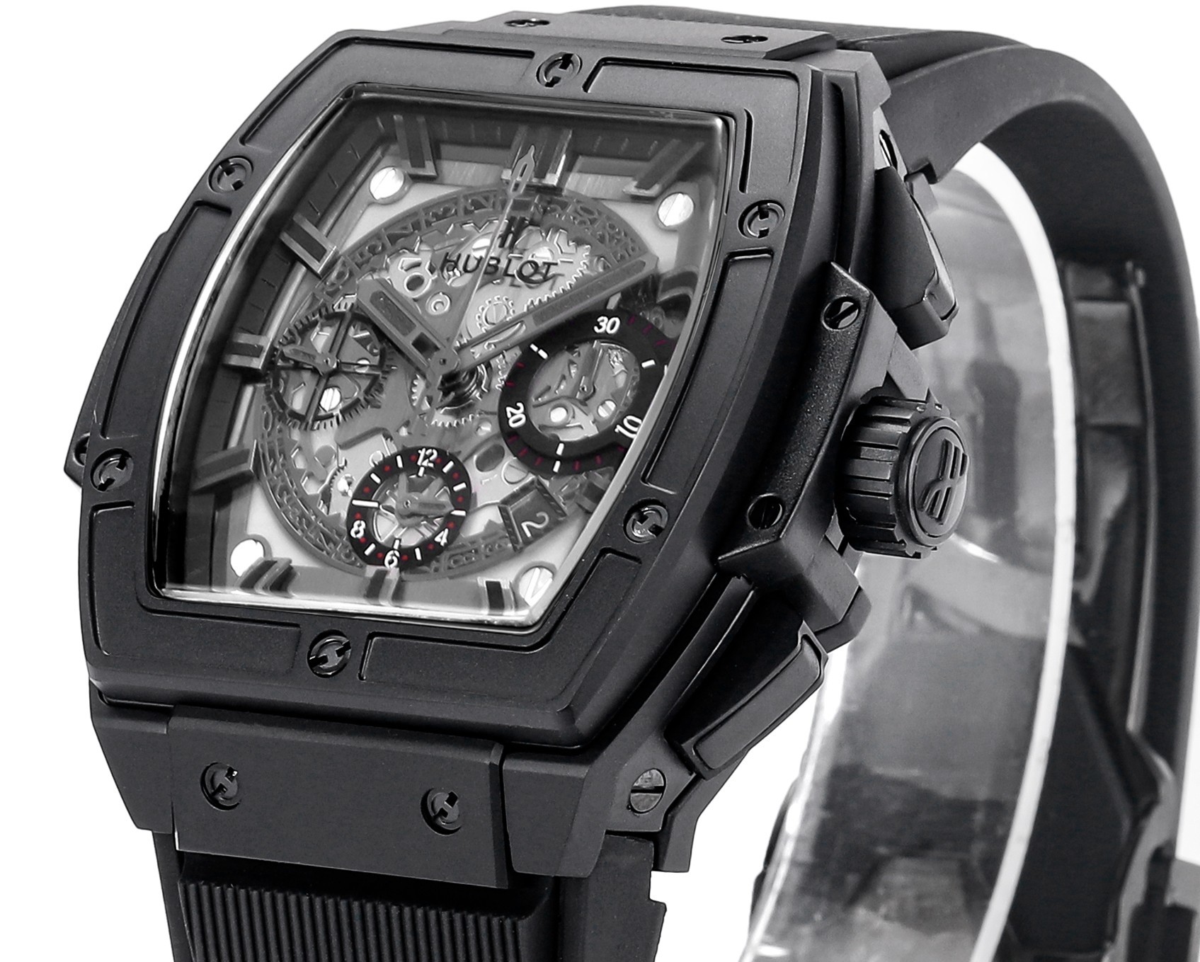 Hublot SPIRIT OF BIG BANG Chronograph, 45 mm Textured rubber strap(1:1 replica) - Top club