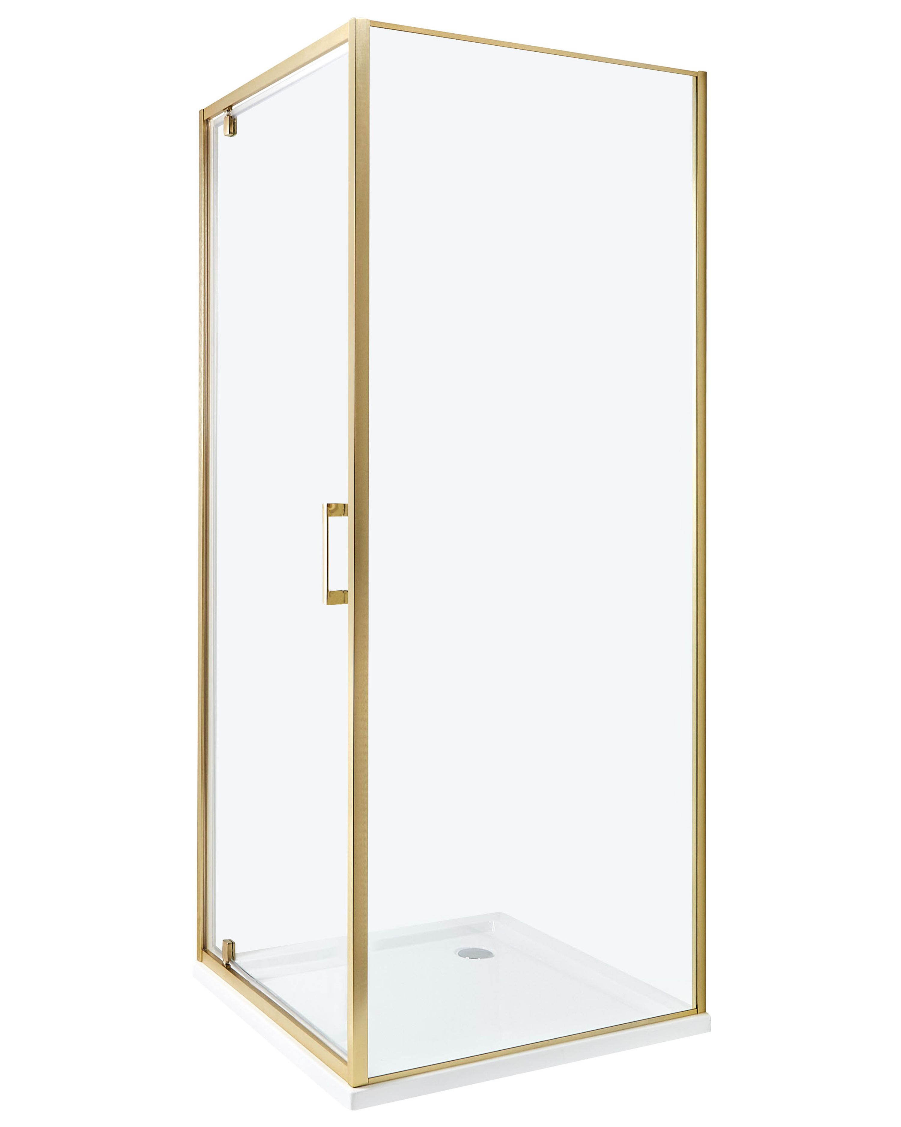 Shower Enclosure DARLI 700 x 700 x 1850 mm Gold