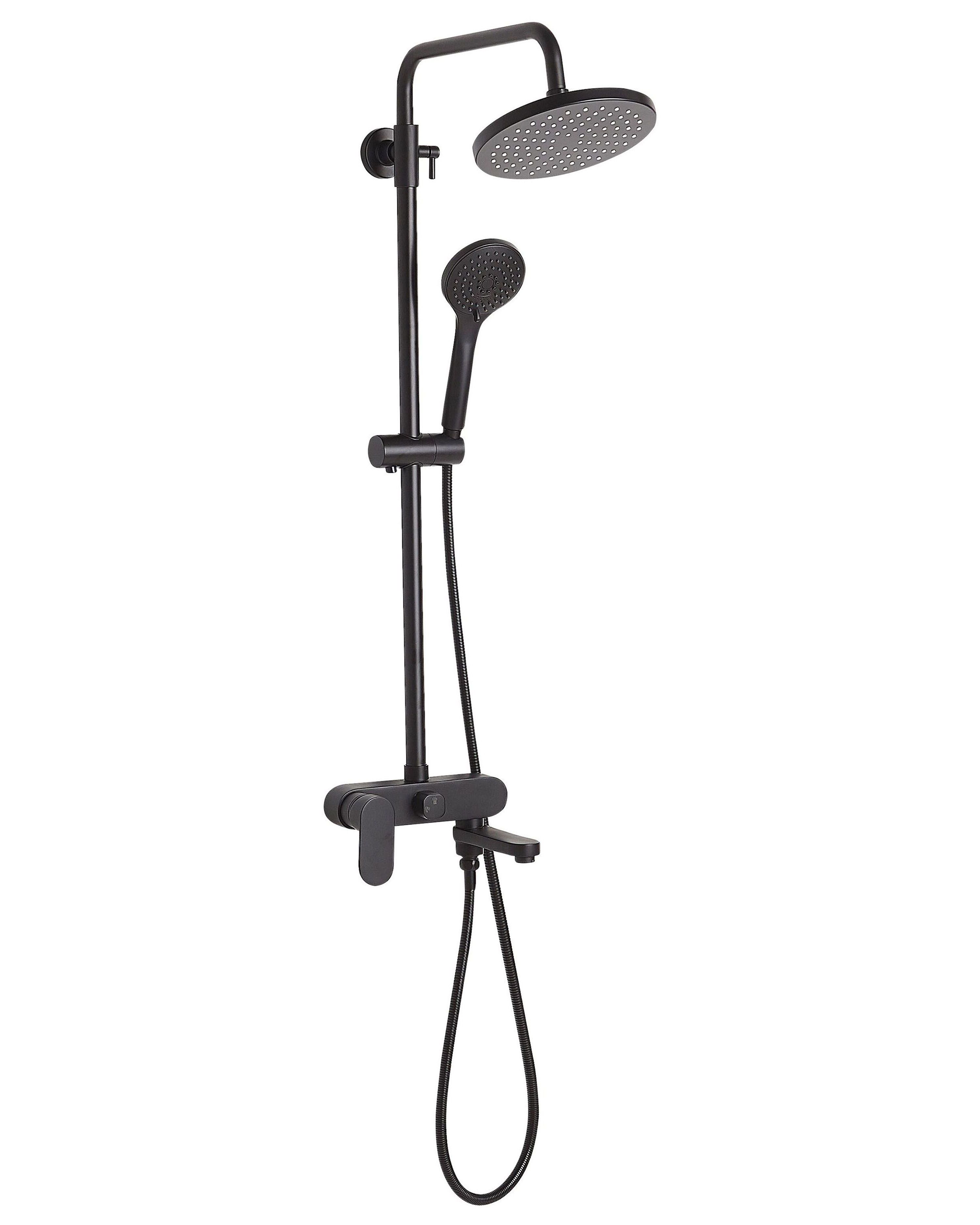 Mixer Shower Set with Rainshower GURARA Black