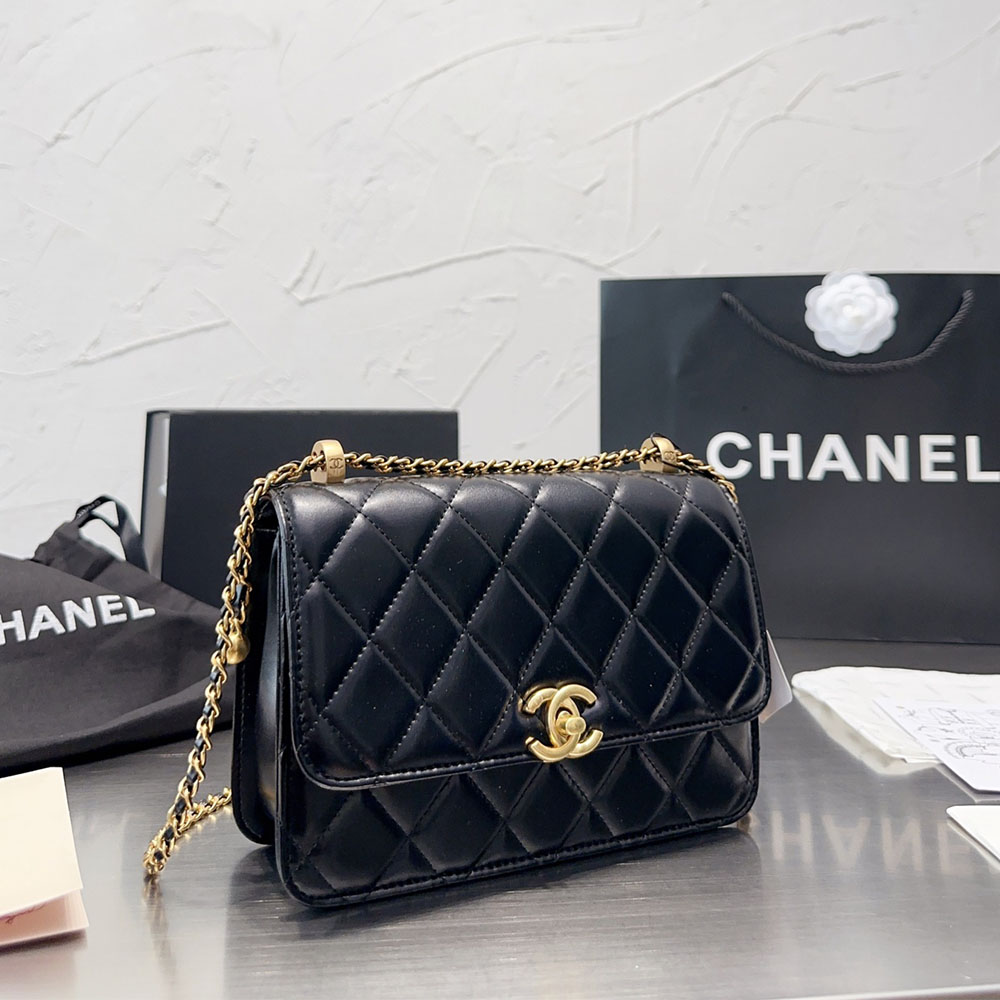 Chanel WOC Bag Double Golden Beads (Replica)1:1High-quality replica
