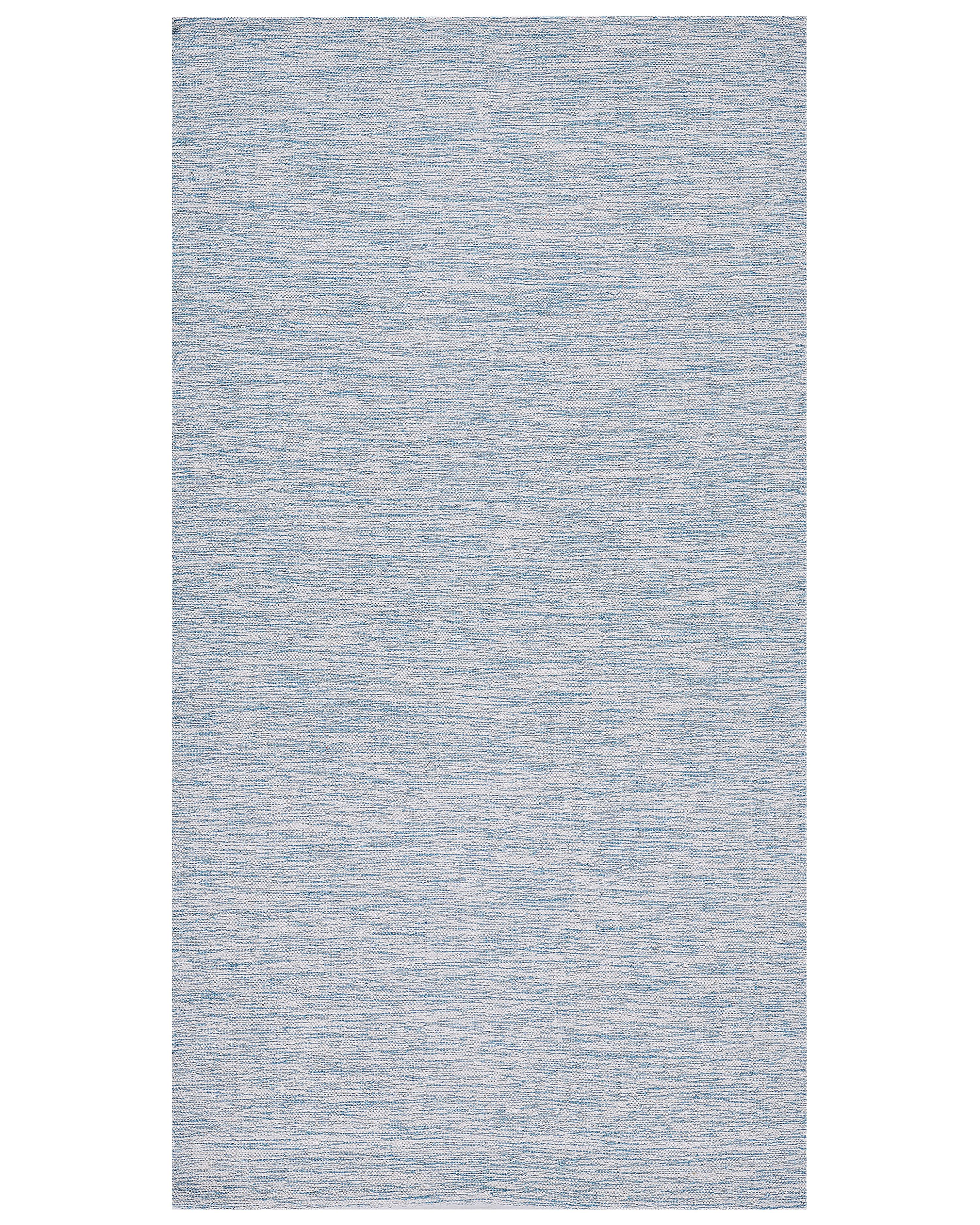 Rug DERINCE Light Blue 80 x 150 cm Cotton