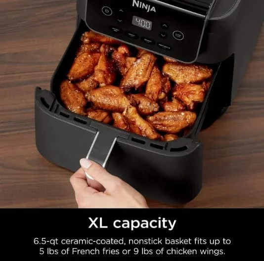 Restored Ninja Air Fryer Pro XL 6.5-QT Basket Air Fryer, 4-in-1 Functionality, Air Crisp Technology, Nonstick, Black (Refurbished) - Image 4