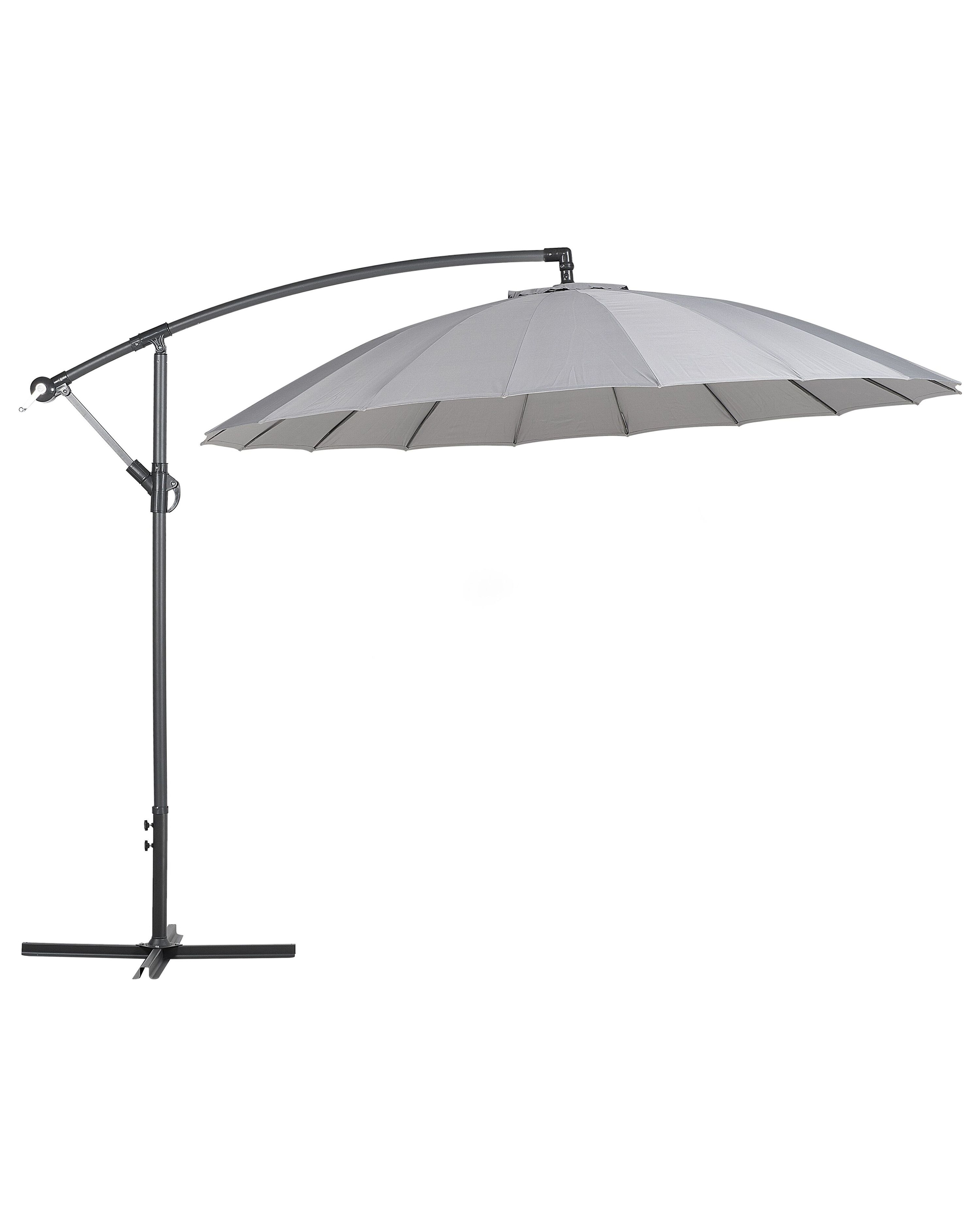 Cantilever Parasol 268 cm CALABRIA II Dark Grey