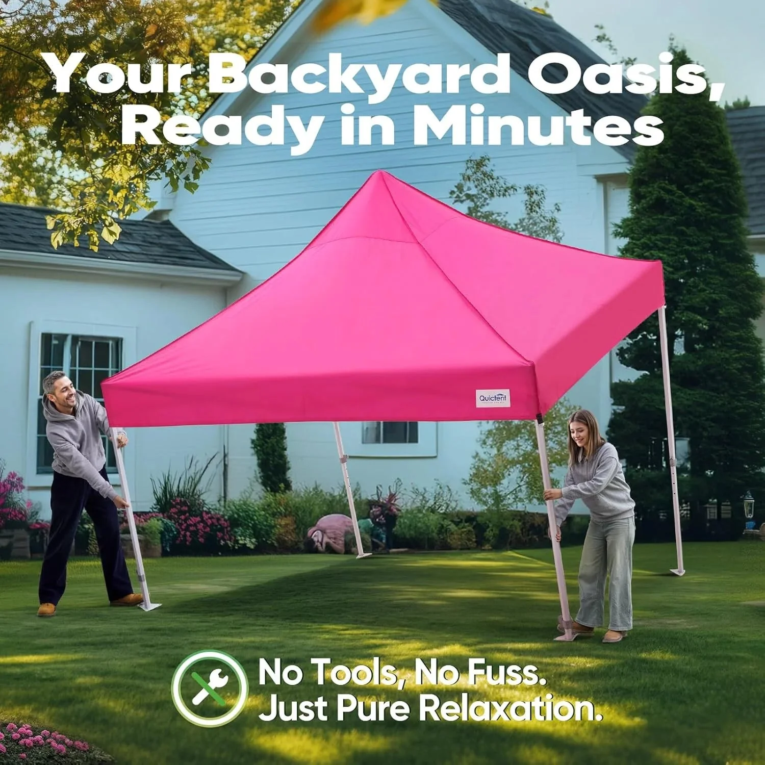 Quictent 10 x 10 ft Pop-Up Canopy Tent With Reflective Top, Fluorescent Rope And Vented Top - Image 34 Quictent 10 x 10 ft Pop-Up Canopy Tent With Reflective Top, Fluorescent Rope And Vented Top - Image 34