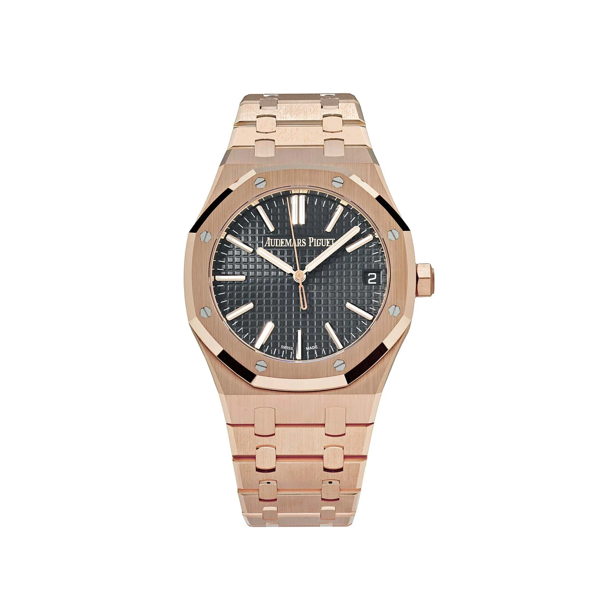 Royal Oak 41 Selfwinding Rose Gold Black Dial(1:1 replica) - Top club