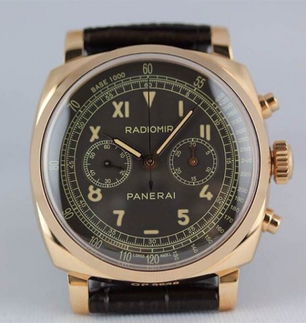 Replica Panerai XF PAM519 Leather Strap Manual Winding Chrono - Top club