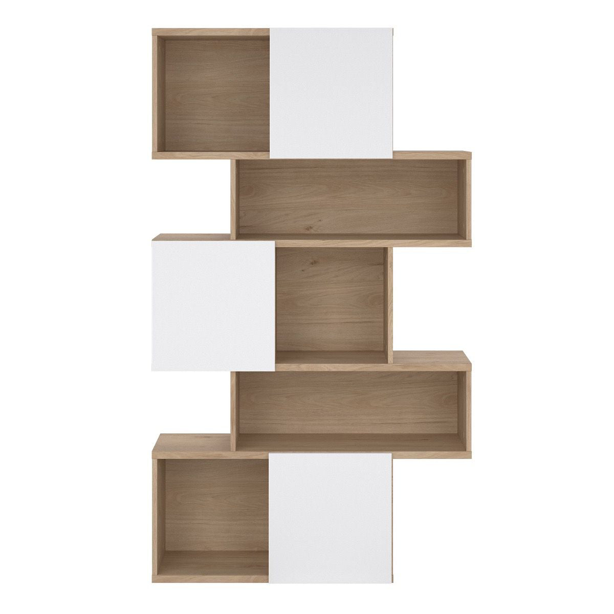 Blokker basic Puzzle Boekenkast Asymmetrisch - Wit