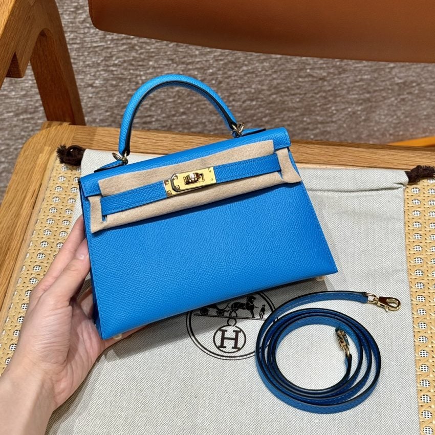Hermes Kelly Blue Fruda Epsom | Euphoria Oasis
