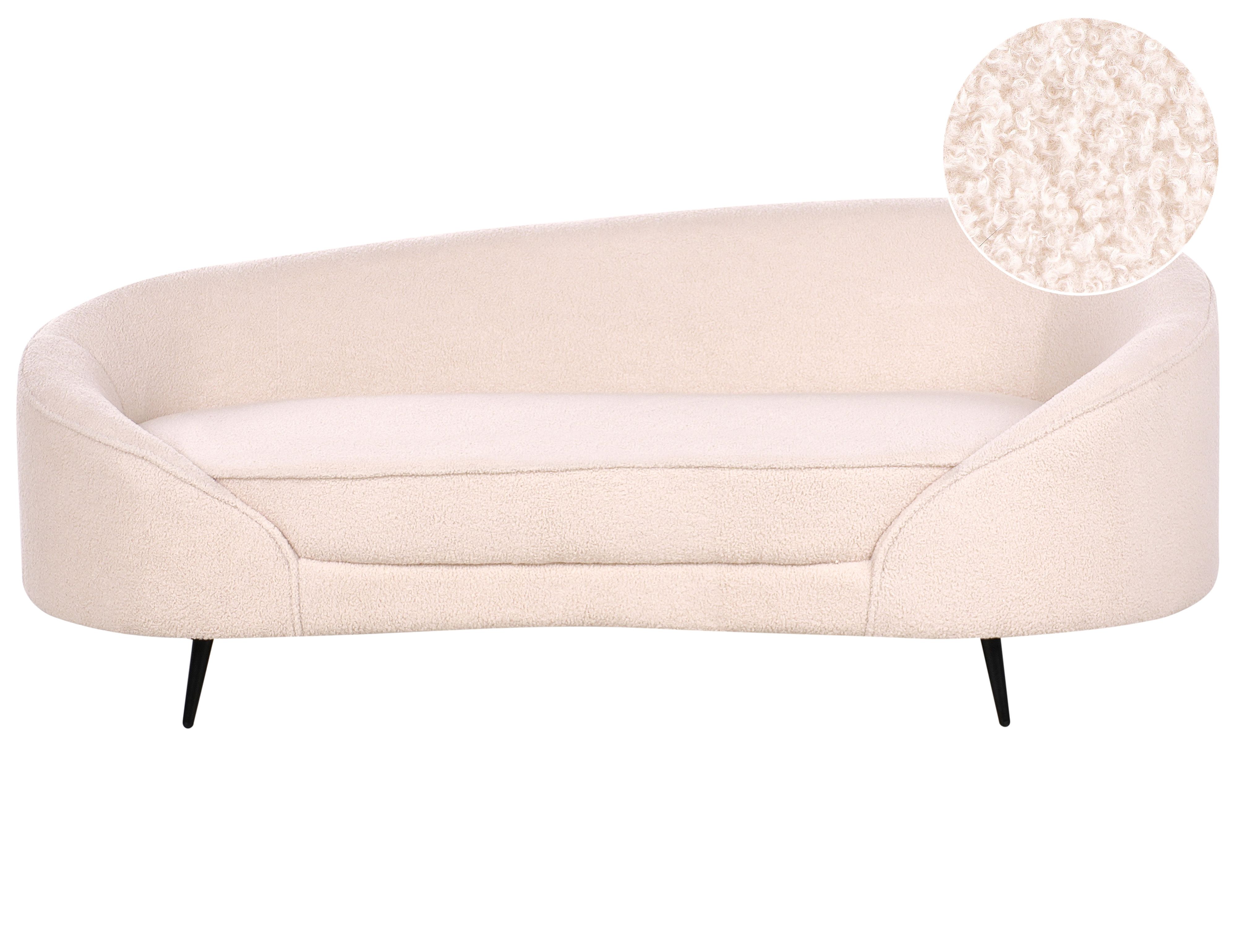 Sofa 2 Seater SAVAR Boucle Beige