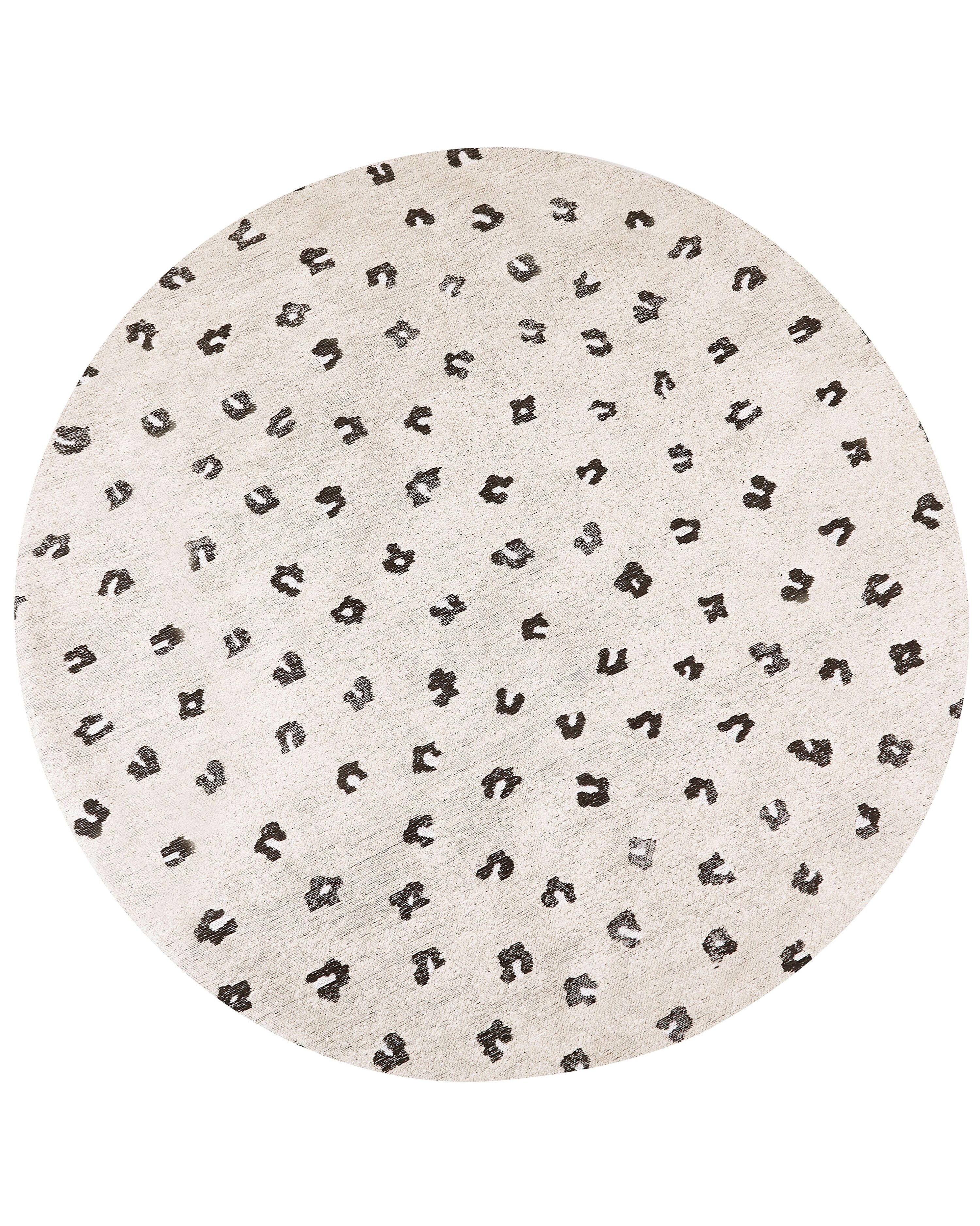 Rug AFIS Beige ø 140 cm Cotton