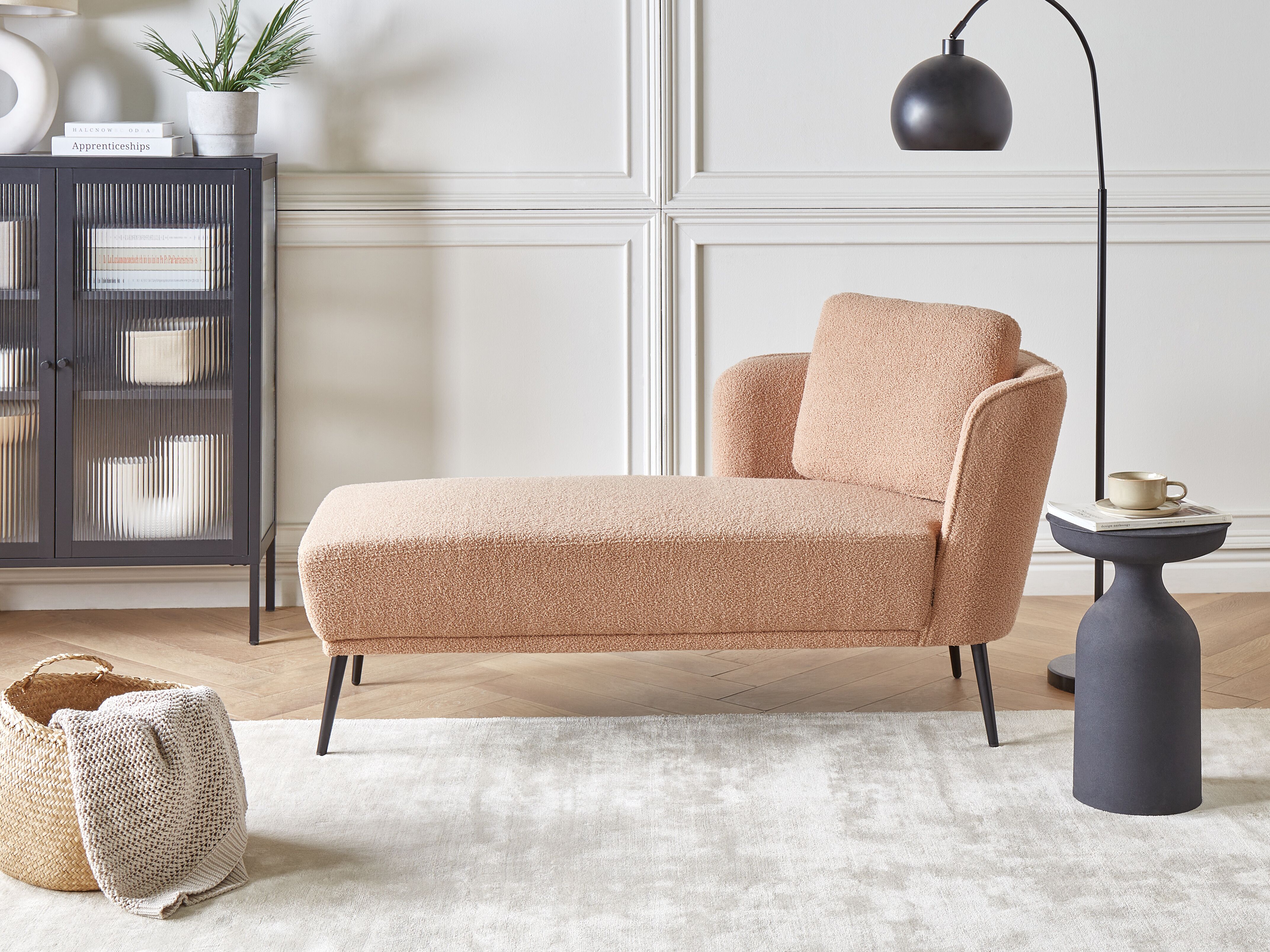Right-Hand Chaise Lounge ARTHEZE Boucle Beige