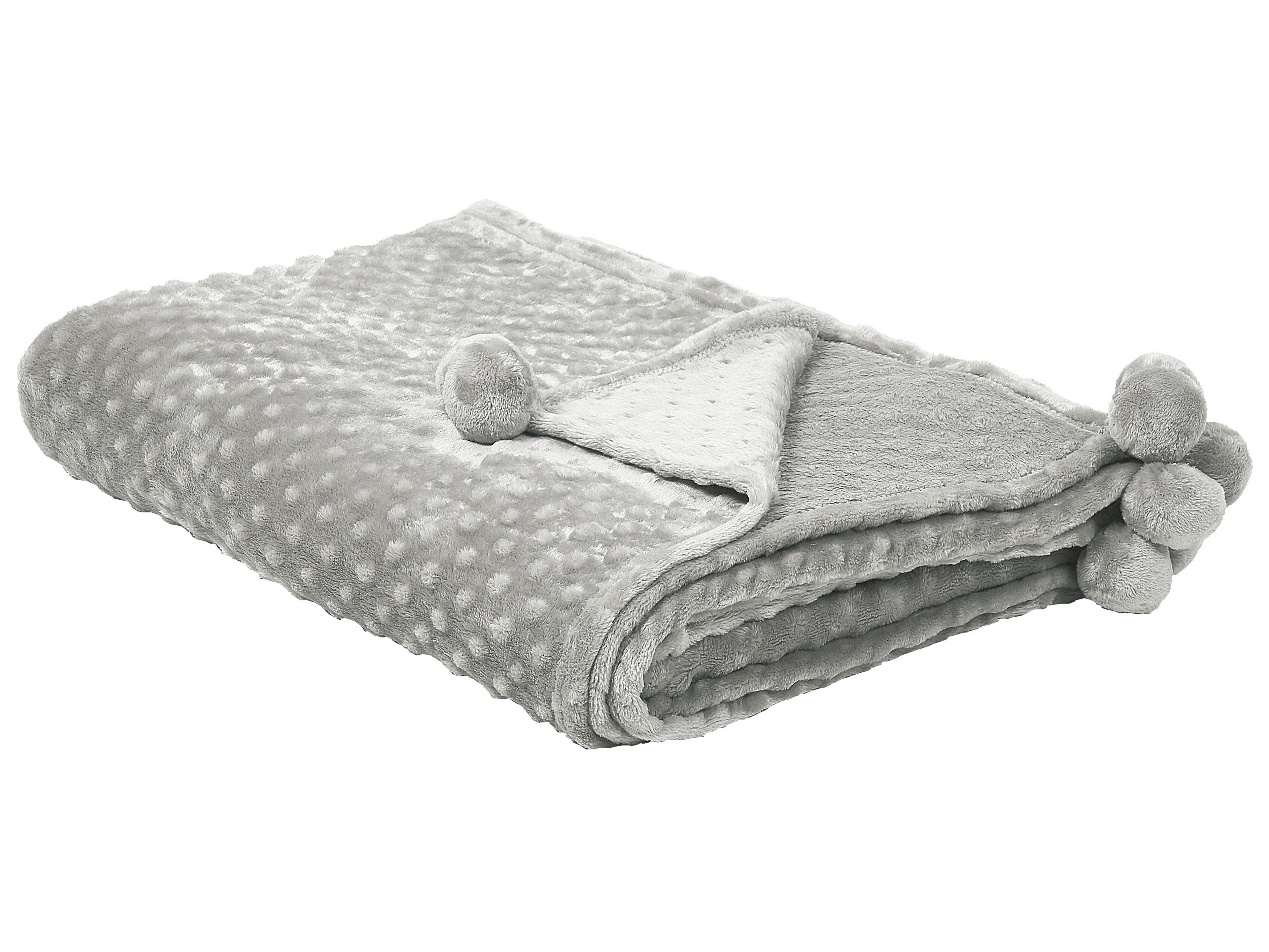 Blanket SAMUR 200 x 220 cm Light Grey