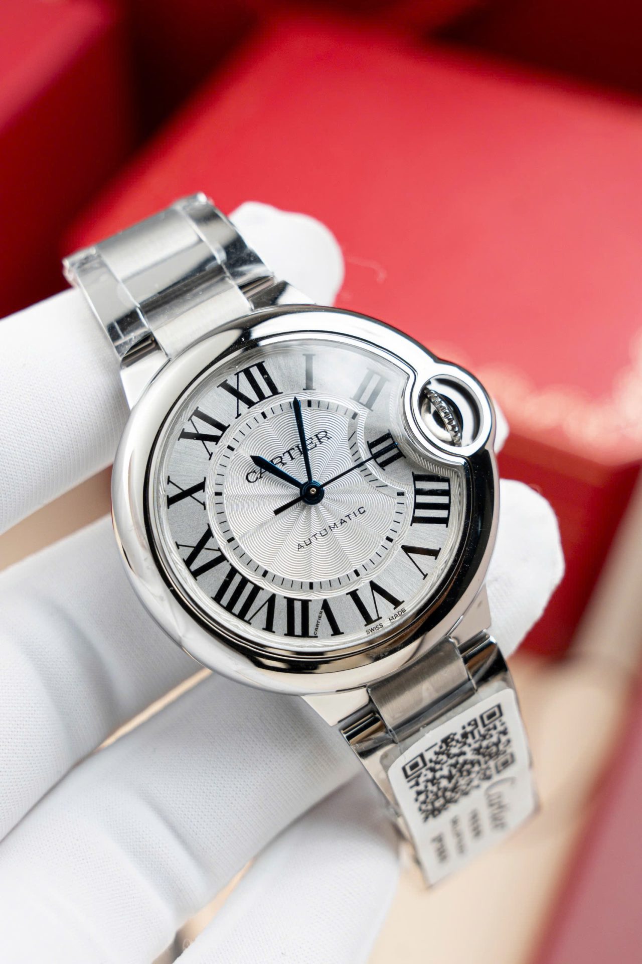 Cartier Ballon Bleu W6920046 Replica Watch White Dial Metal Wire AF Factory 36mm - Top club