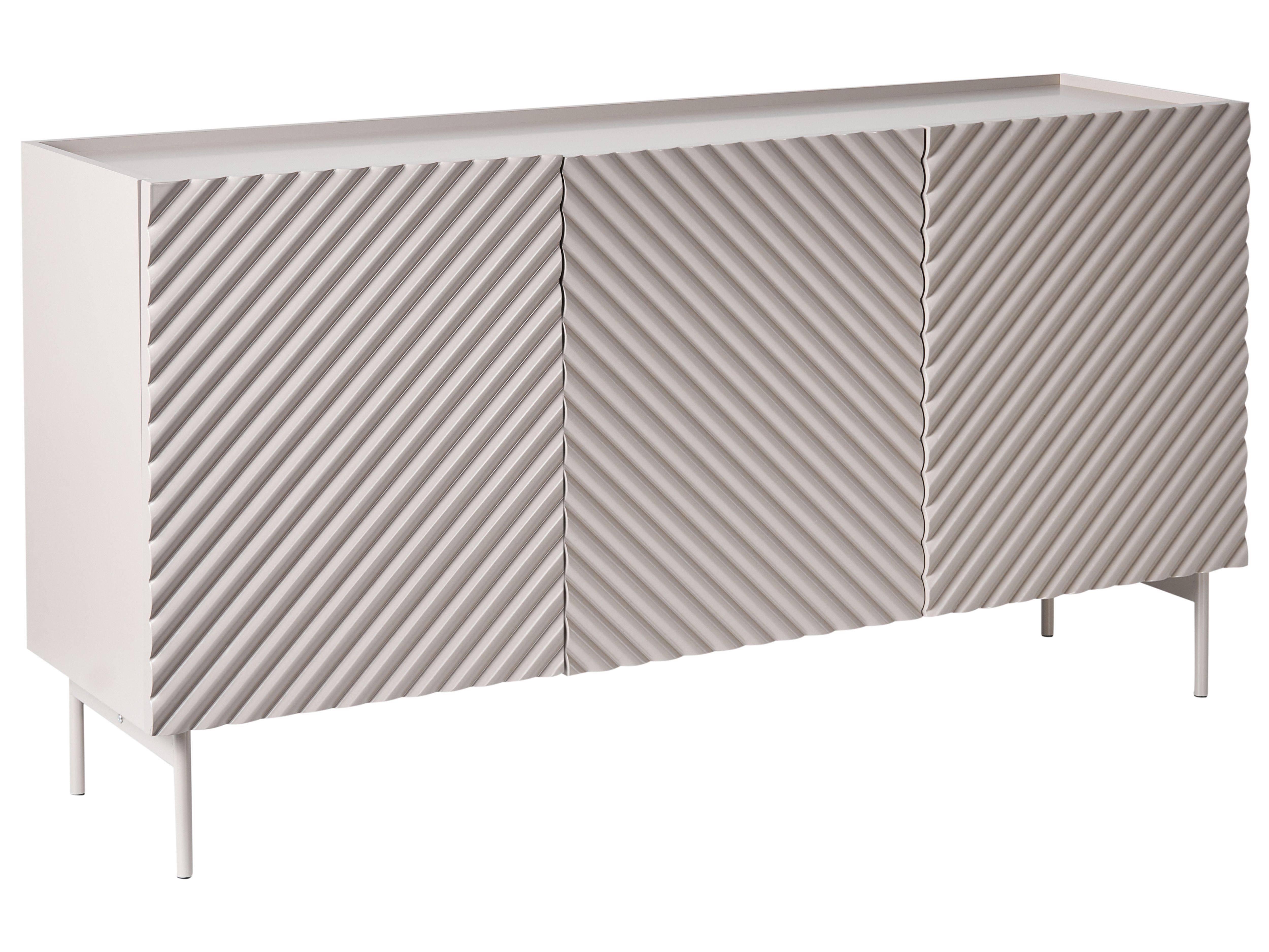 3 Door Sideboard YARAKA Light Beige