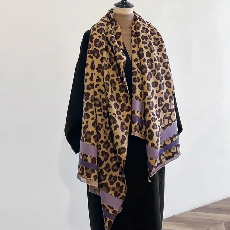 Luxe Dubbelzijdige Kasjmier Sjaal Dames voor de Winter - Warm en Stijlvol