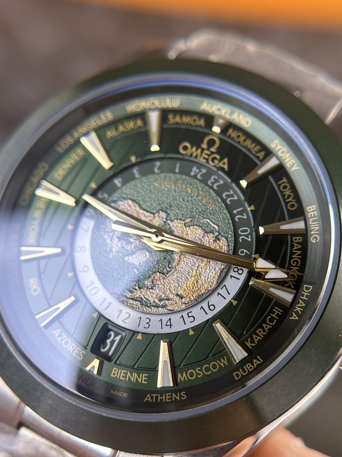 Omega Replica Watch Seamaster Aqua Terra Dial Green 43mm - Top club