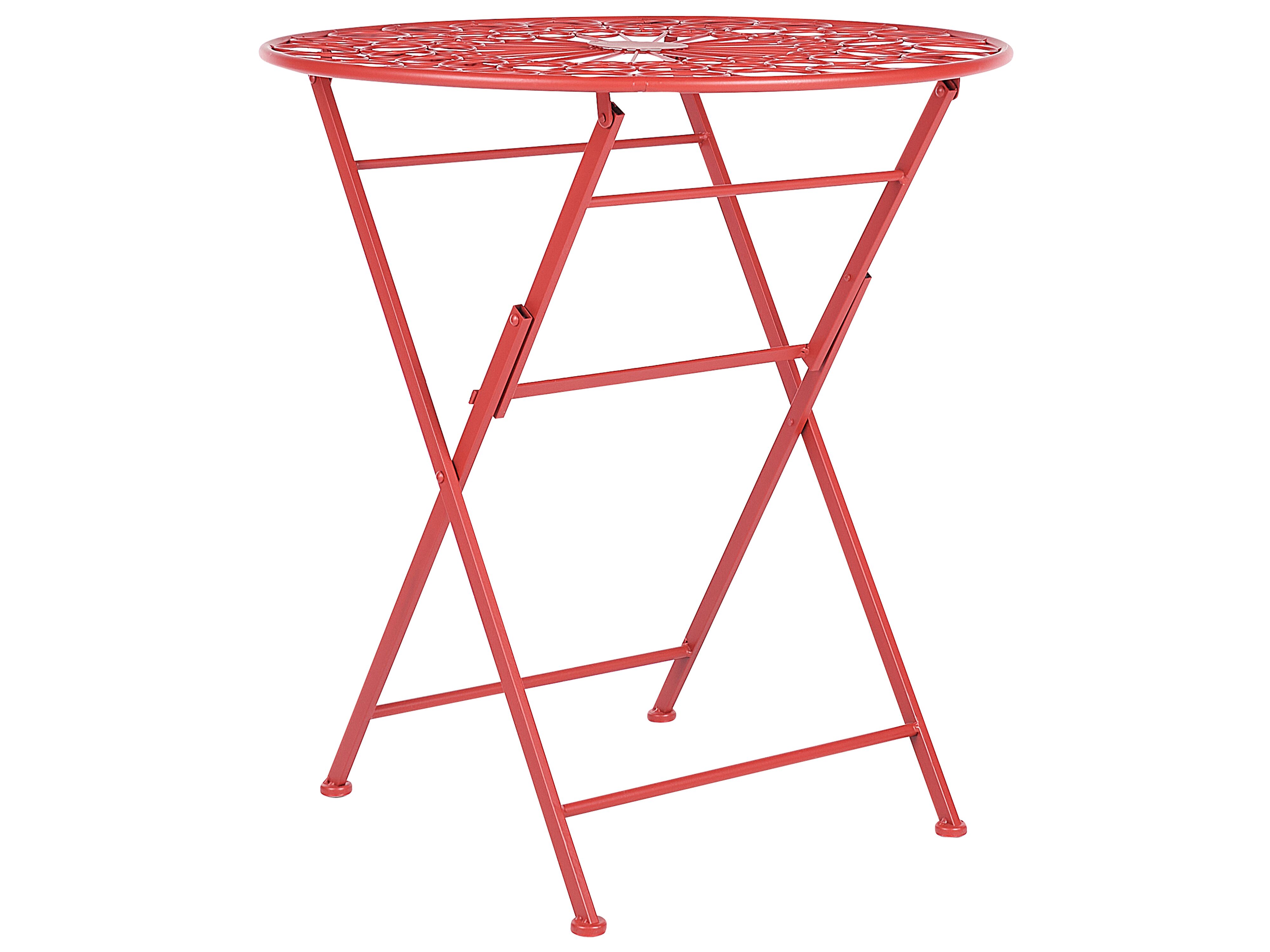 Bistro Table SCARIO 70 cm 70 cm Metal Red
