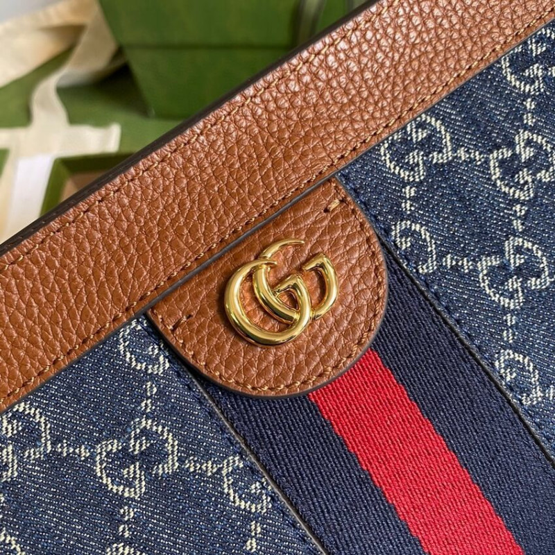 Replica Gucci Ophidia Gg Small Shoulder Bag 503877 In Blue Demin1:1High-quality replica
