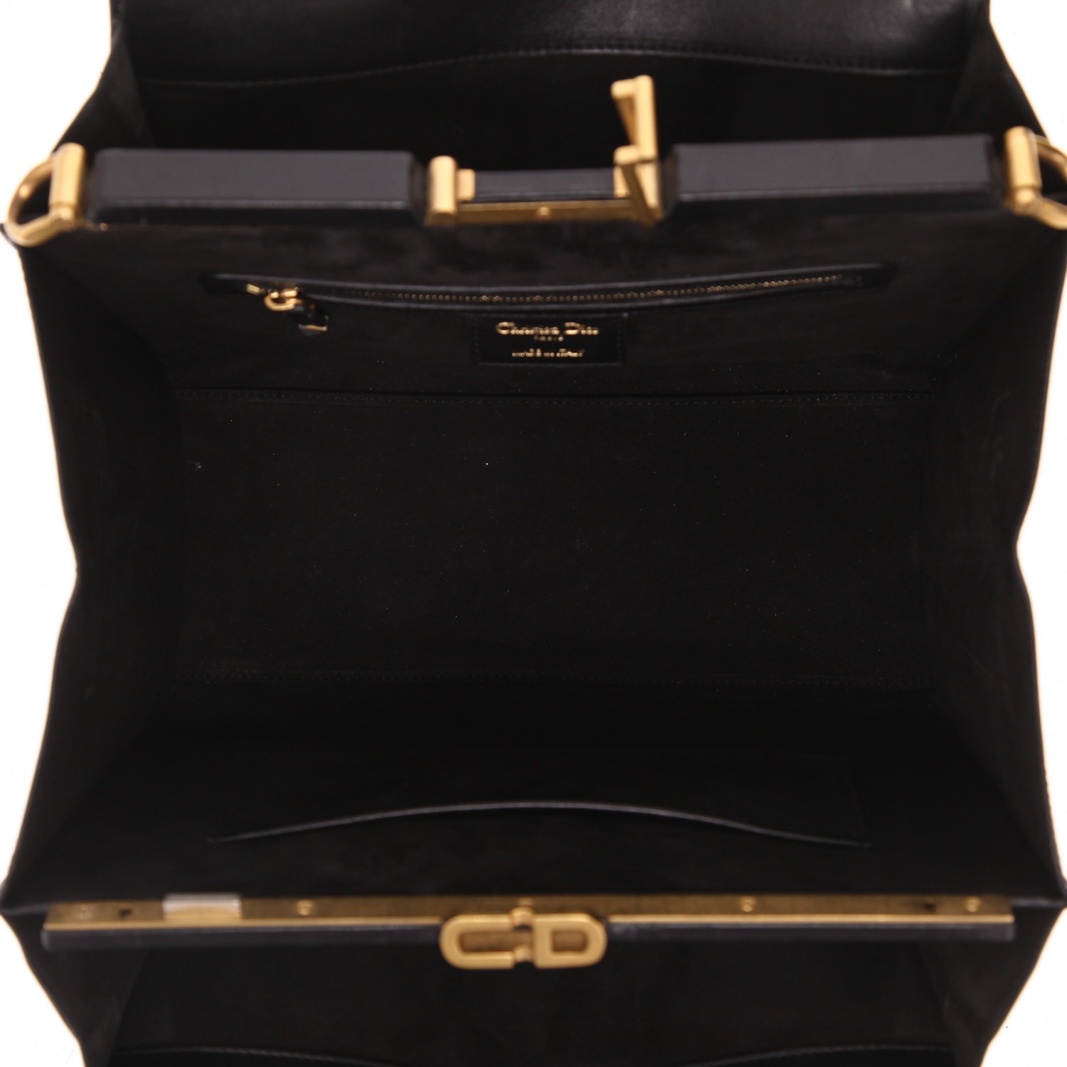 Dior Dior21st Tote handbag in black leather1:1High-quality replica