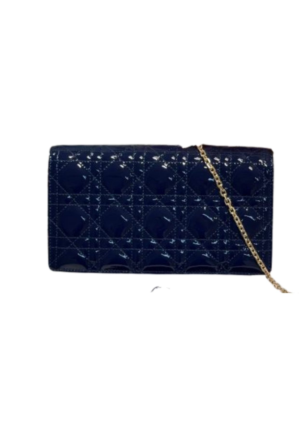 Christian Dior Lady Dior Pouch Navy, For Women, Women’s Handbags 8.5in/21.5cm CD