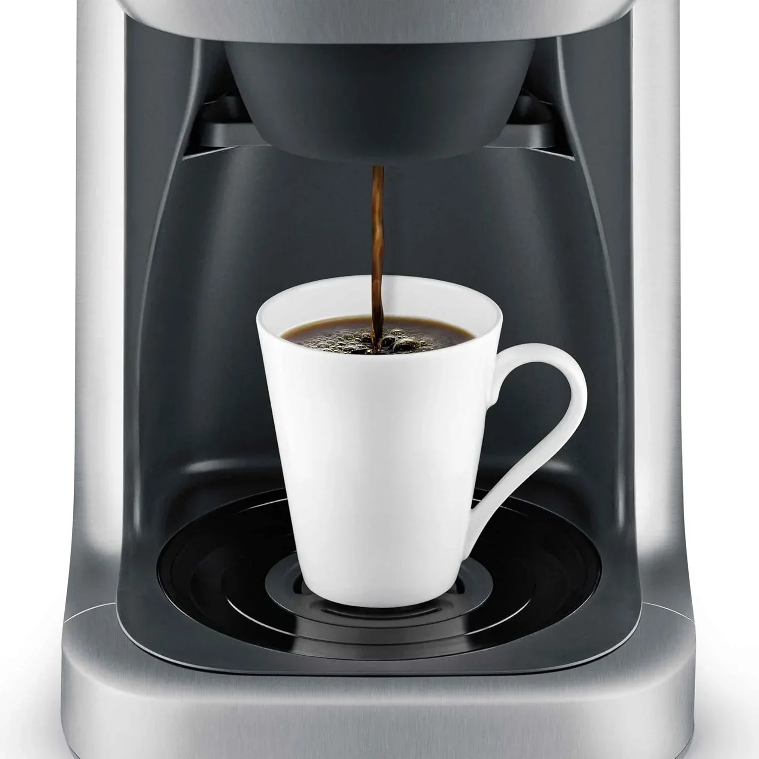Breville Grind Control Coffee Maker With Grinder, Thermal Carafe, Brushed Stainless Steel - BDC650BSS