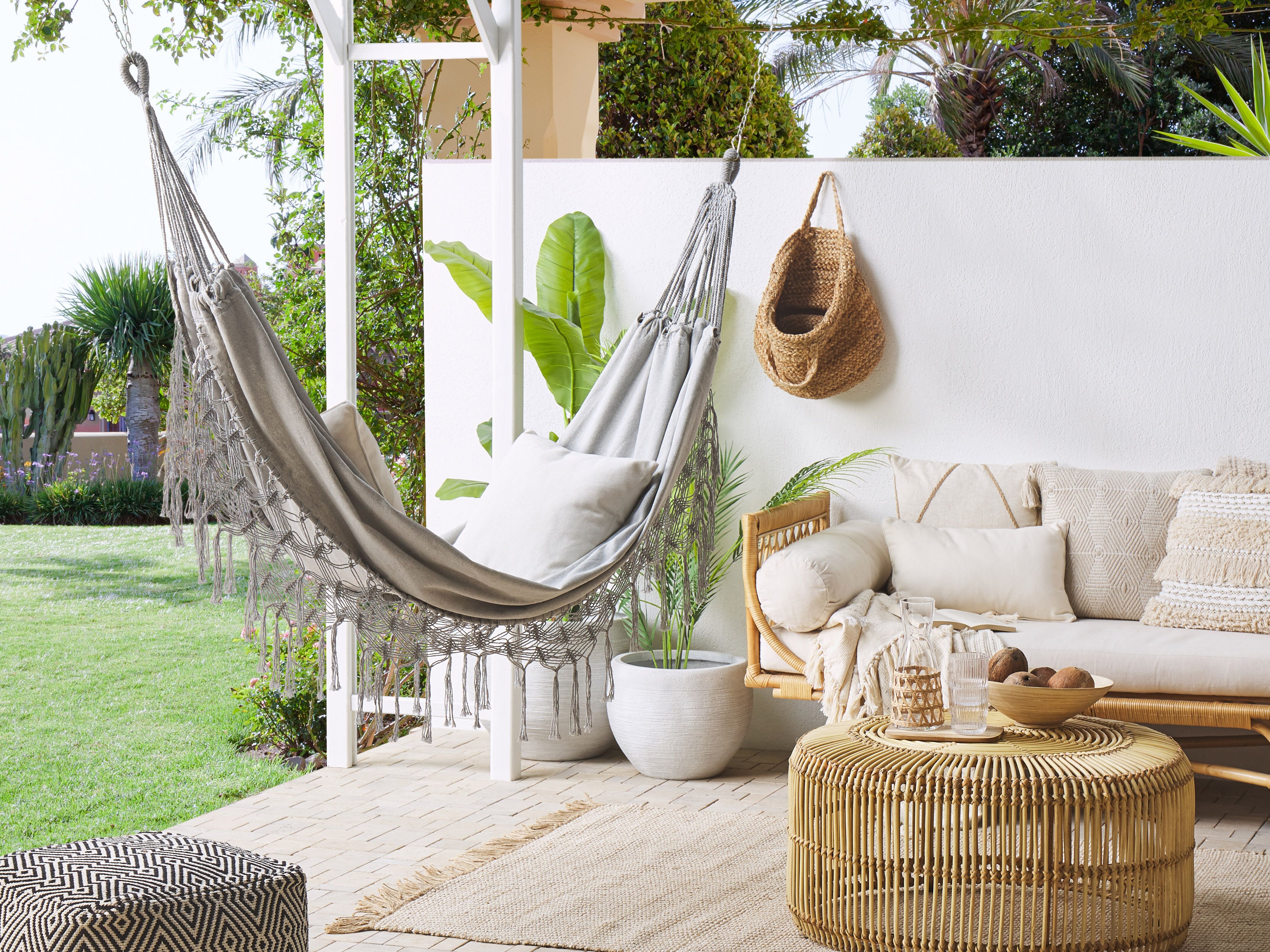Hammock ROCCA Cotton Light Grey