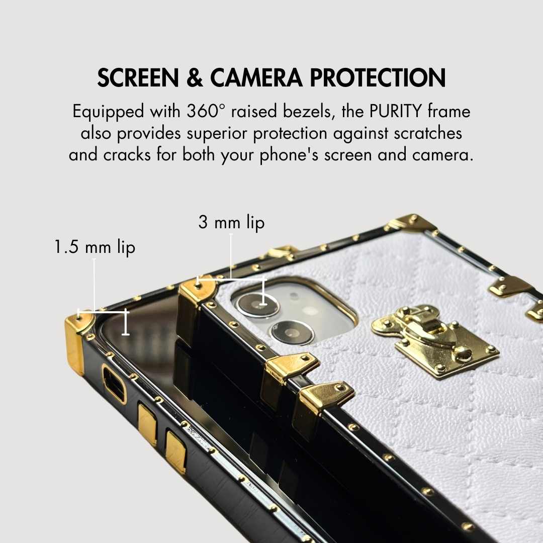 Samsung Case White Leather - Wholesale & Influencer