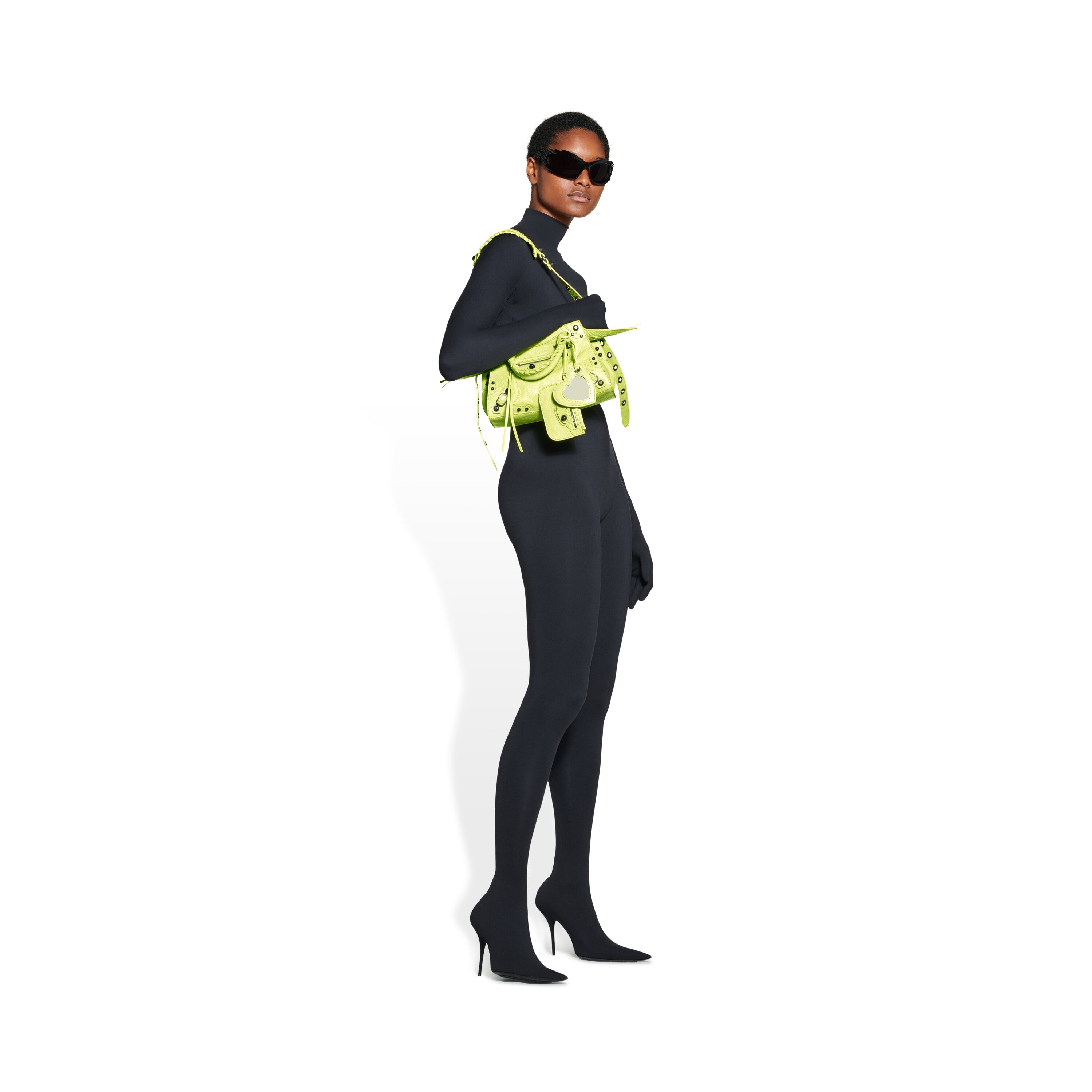 WOMEN'S NEO CAGOLE XS HANDBAG IN LIME - Replicaclubs