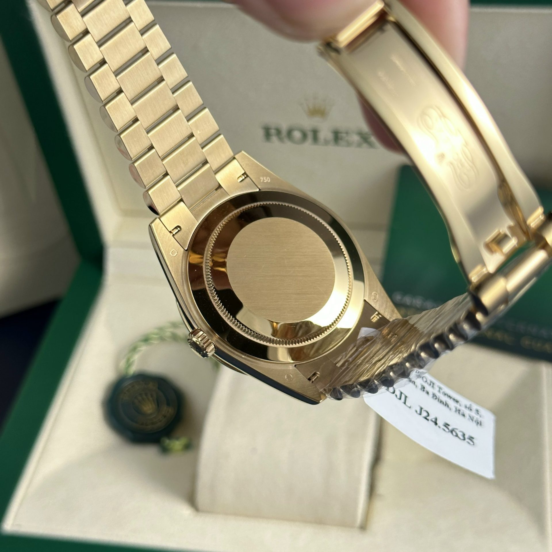 Rolex Replica 1:1 Watch Day-Date 228238 Gold Wrapped 18K Yellow Gold 178 grams GM Factory 40mm - Elite Watch Atelier