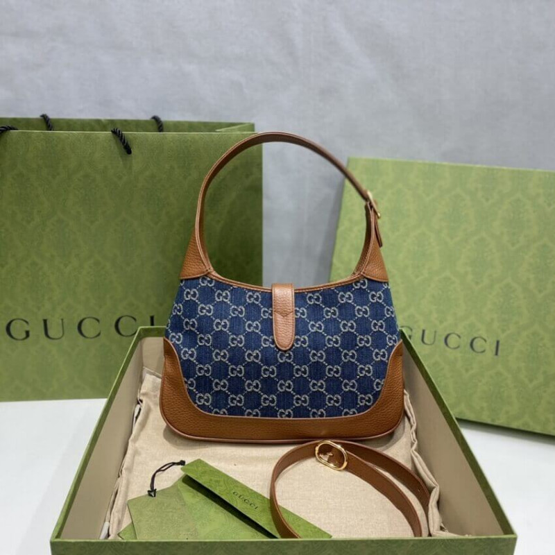 Replica Gucci Denim Jackie 1961 Small Shoulder Bag 6367061:1High-quality replica