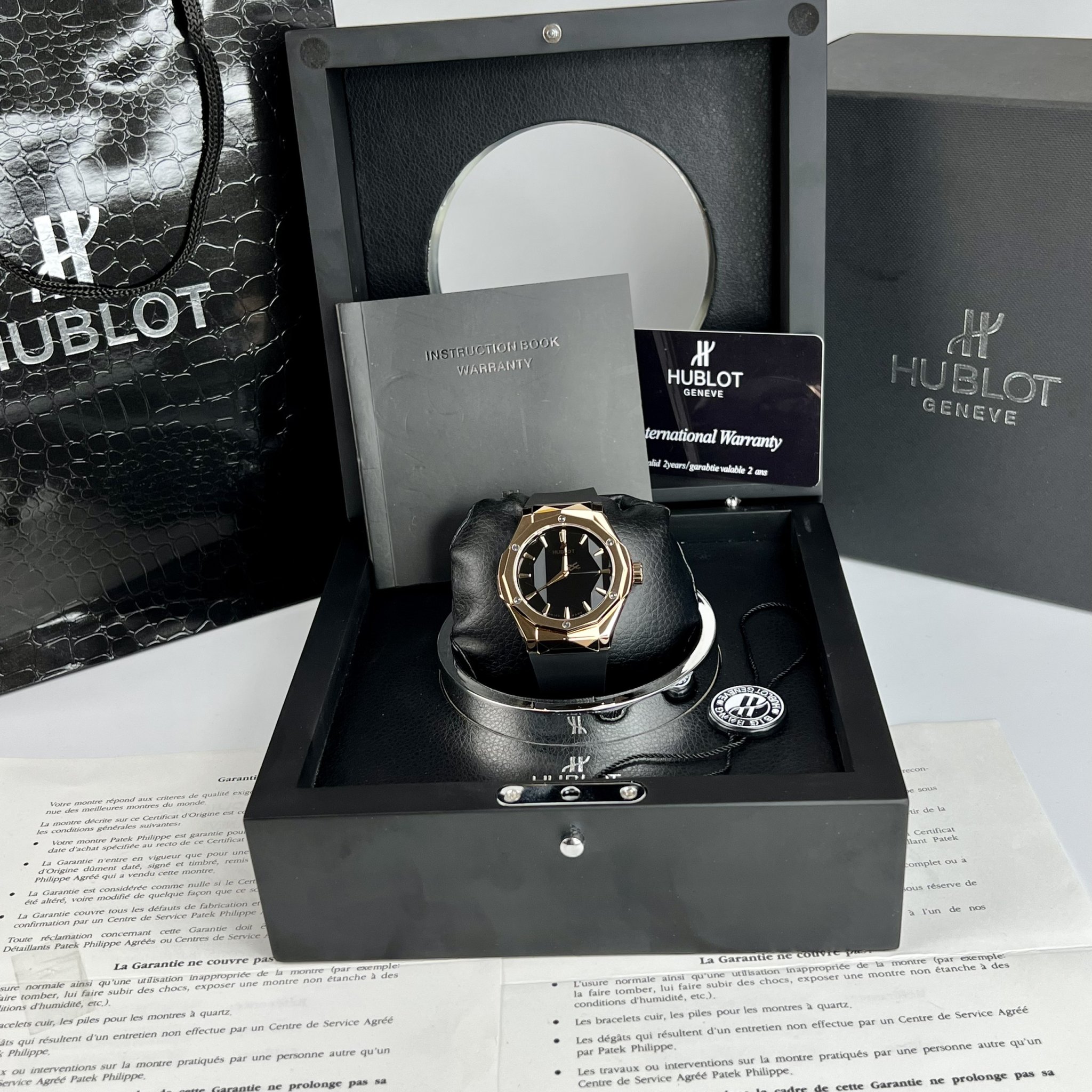 Hublot Rep 11 Watch Classic Fusion Orlinski King Gold Black Dial HB Factory 40mm - Elite Watch Atelier