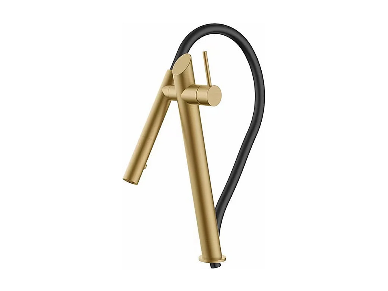 Robinet de cuisine de luxe en laiton Robinet d'évier de haut gamme Collection Style Moderne Avenir Doré