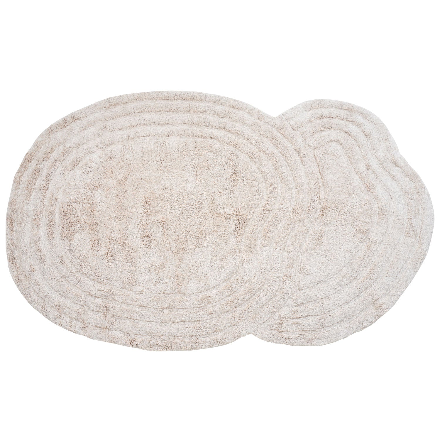 Veer Carpets - Wasbaar Vloerkleed Zayn - Beige 140 x 200 cm