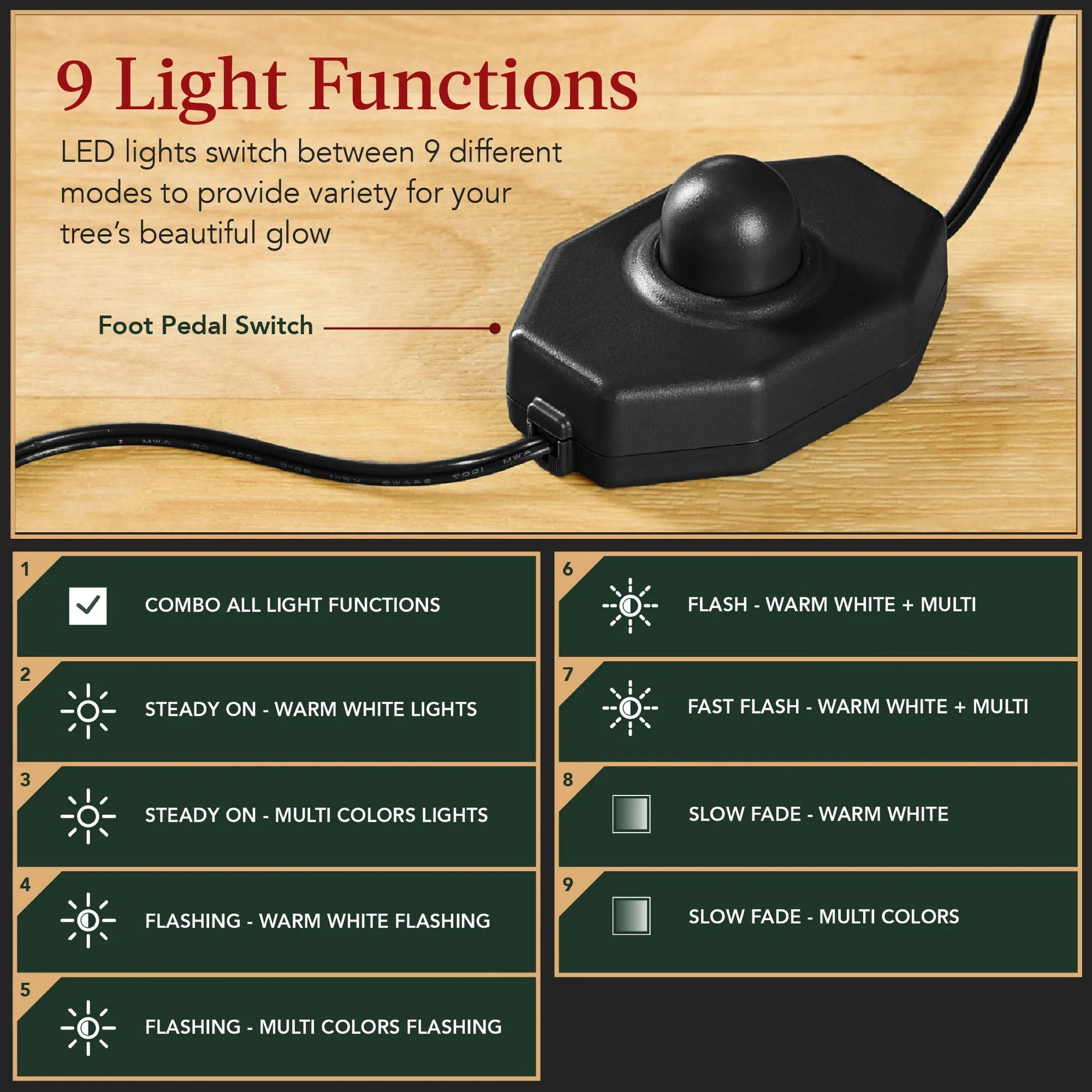 Best Choice Products 4.5ft Pre-Lit Sparse Christmas Tree w/ 100 2-in-1 LED Lights, Cordless Connection, Metal Stand - Image 35