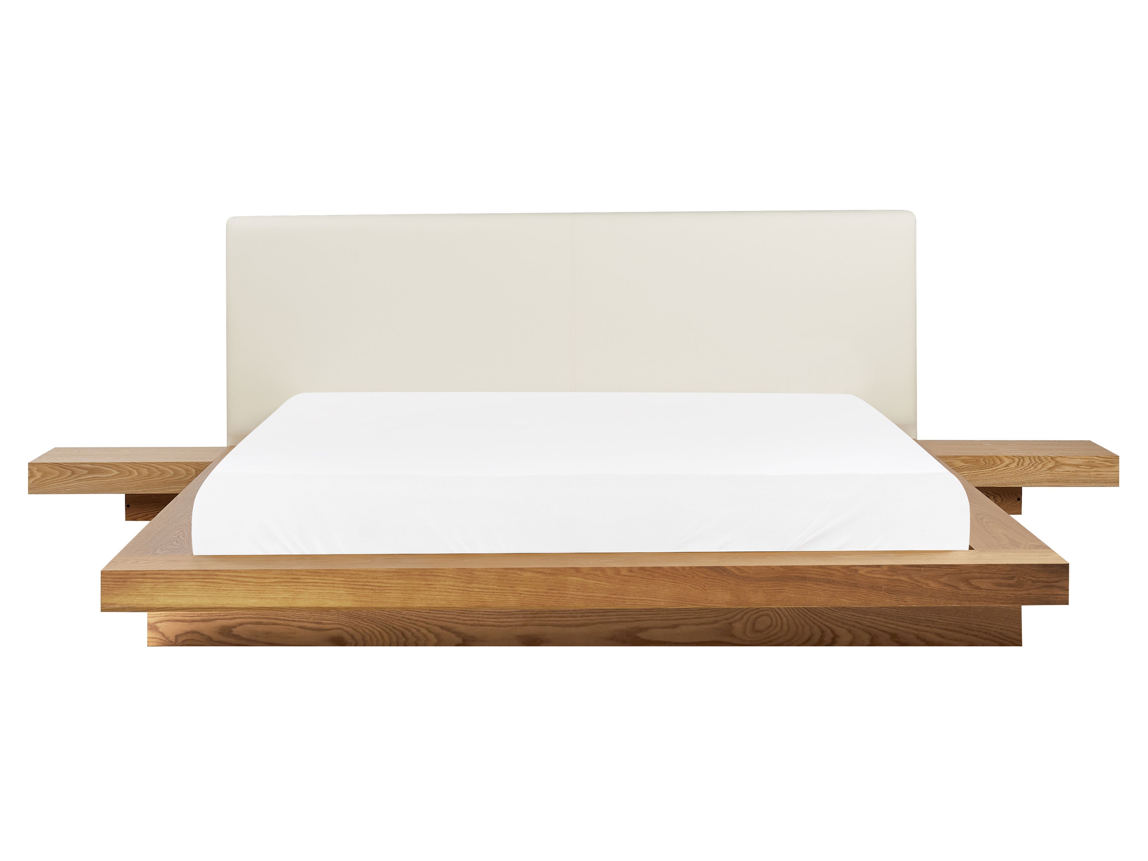 Bed ZEN 160 x 200 cm (EU King Size) Natural Ash Wood