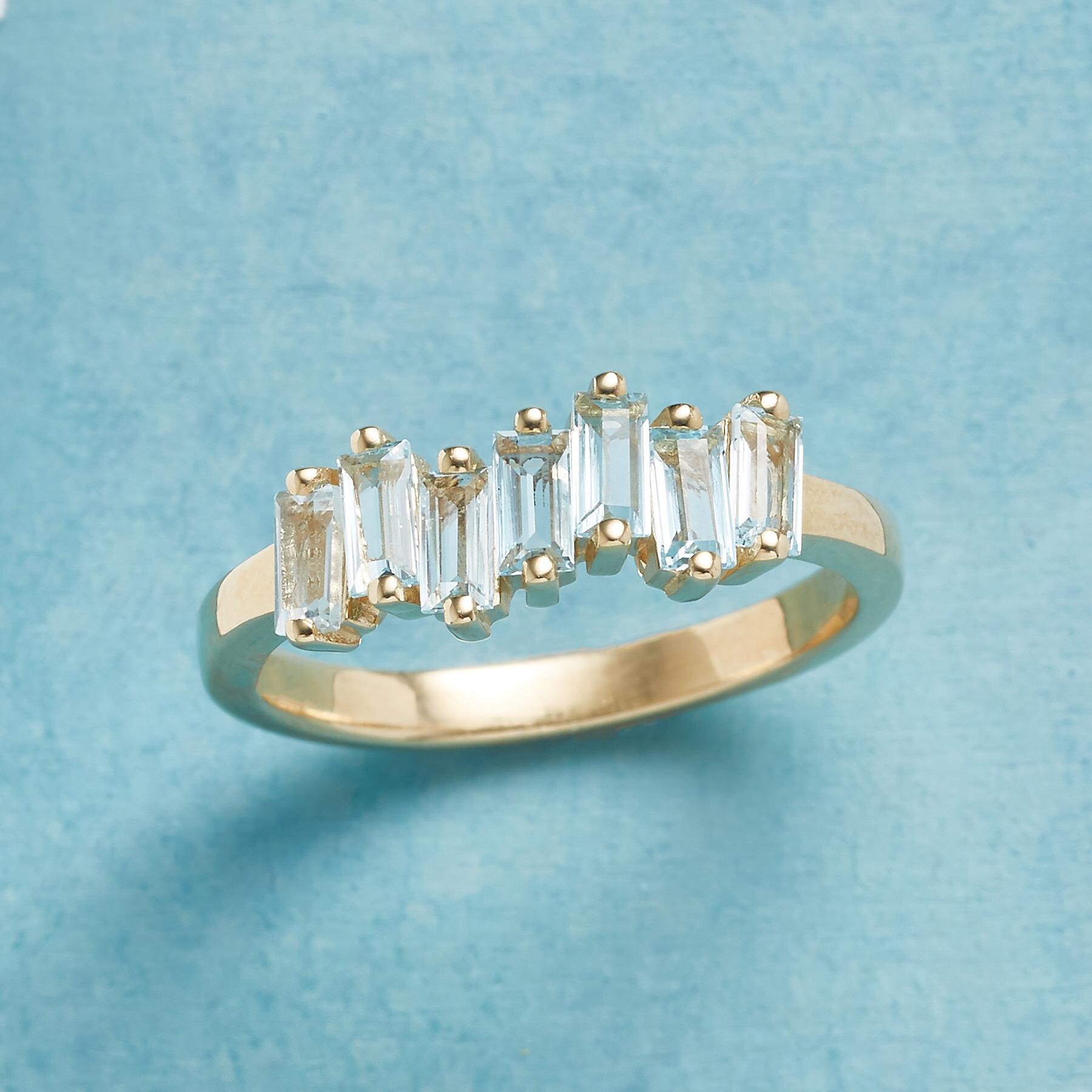 Random Blue Topaz Ring - Sundance Clothing